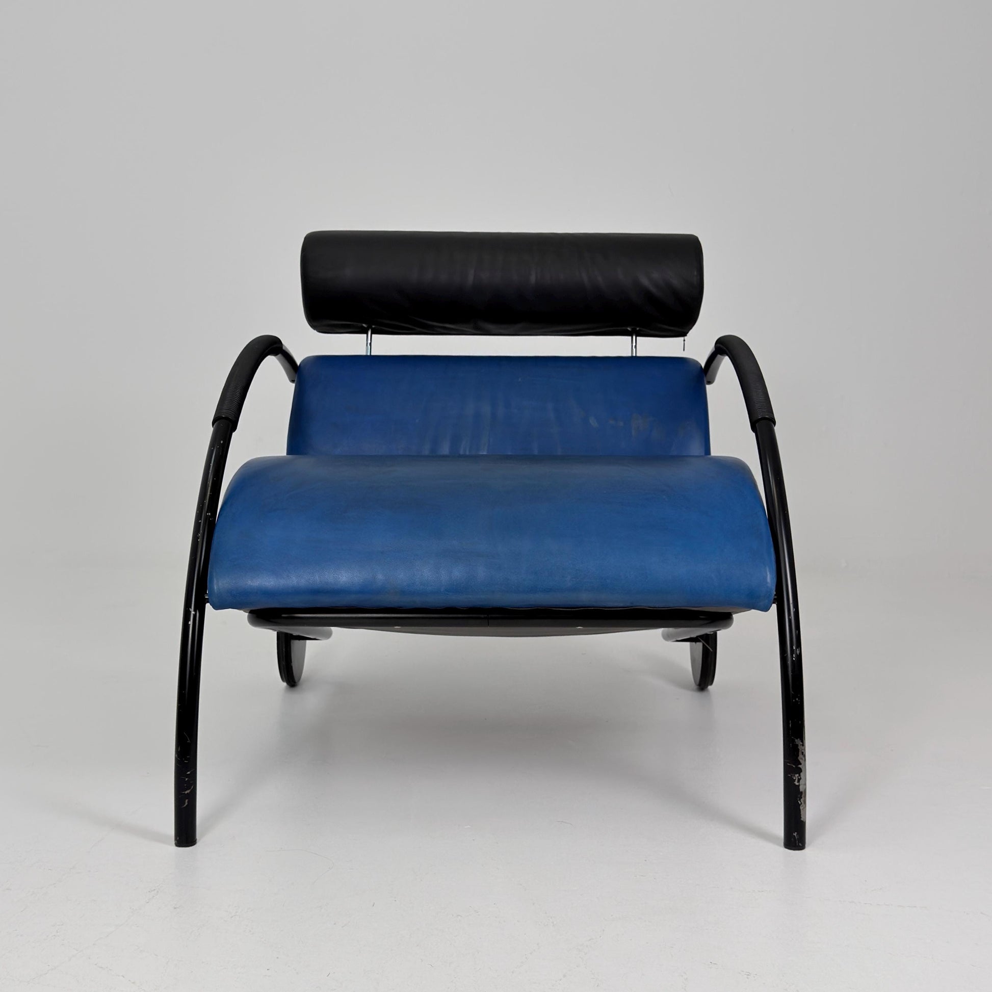 Mid century “Zyklus” blue edition armchair by Peter Maly for Cor, 1984,Germany