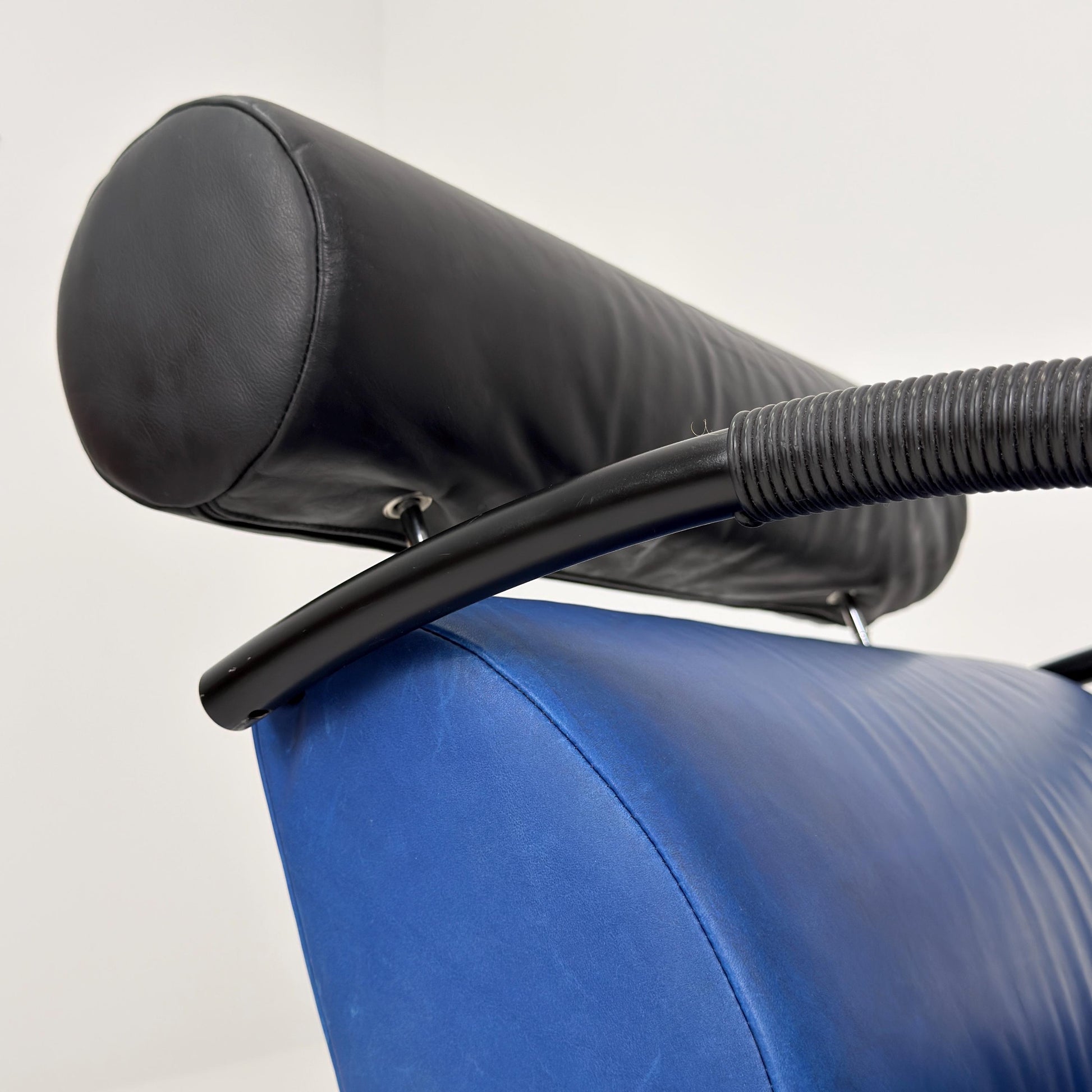 Mid century “Zyklus” blue edition armchair by Peter Maly for Cor, 1984,Germany