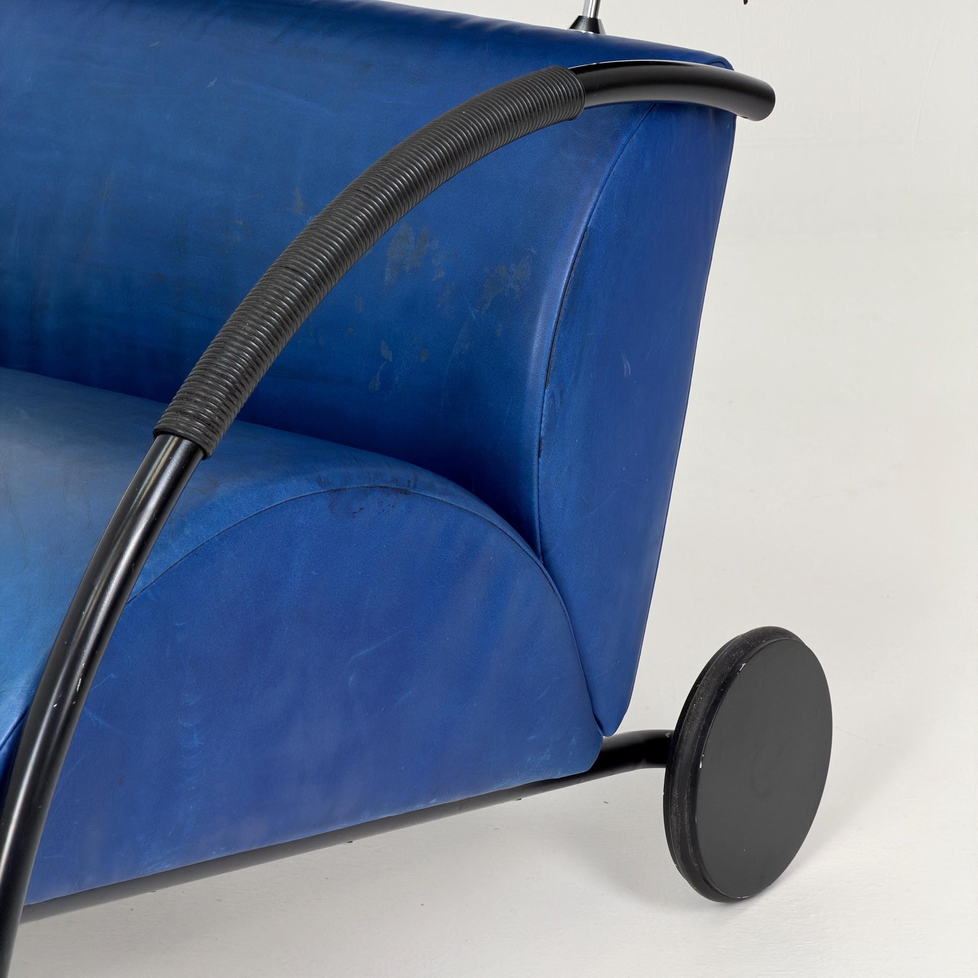 Mid century “Zyklus” blue edition armchair by Peter Maly for Cor, 1984,Germany