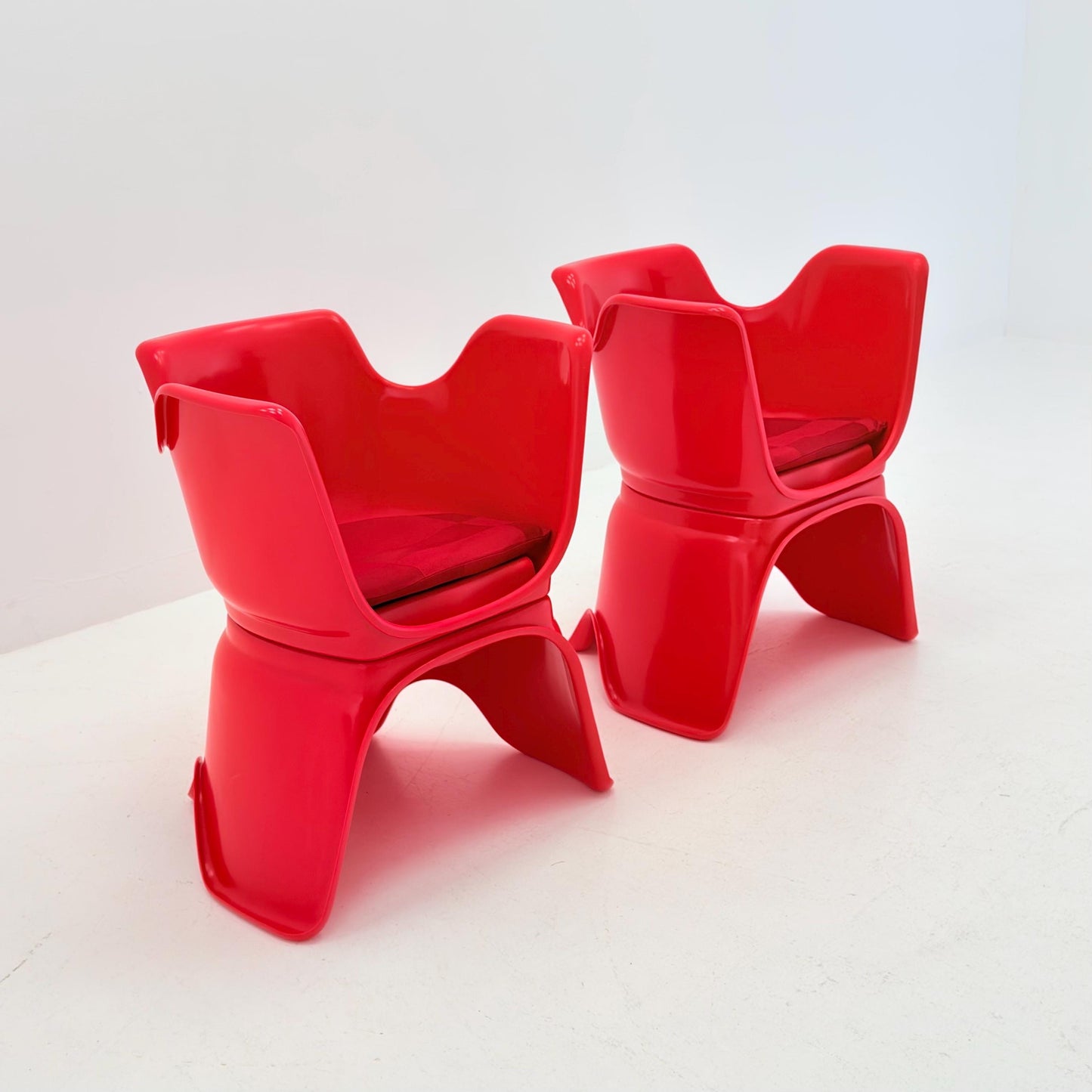 Mid Century Space Age “Hacca” Lounge Chairs by Bolzani, Spagnoli & Zerbi for Martini, Italy 1972 – Set of 2