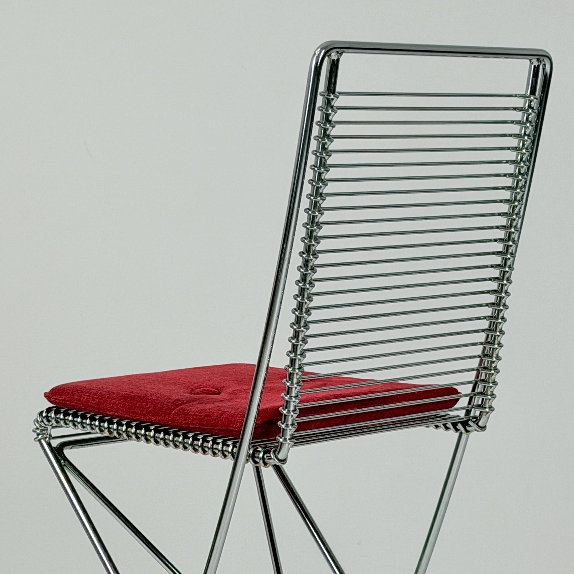 Mid century Postmodern Cross-Cantilever Bar Stool by Till Behrens, Germany 1980s