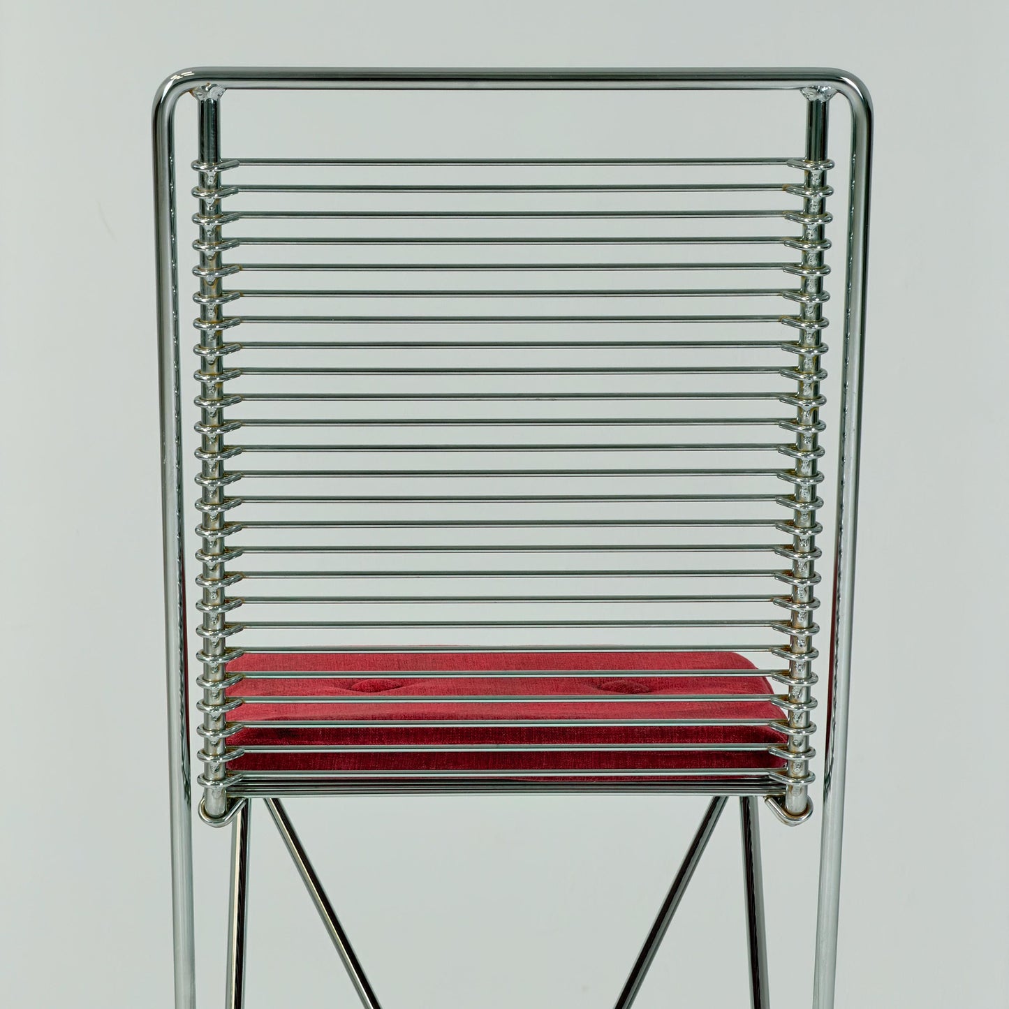 Mid century Postmodern Cross-Cantilever Bar Stool by Till Behrens, Germany 1980s