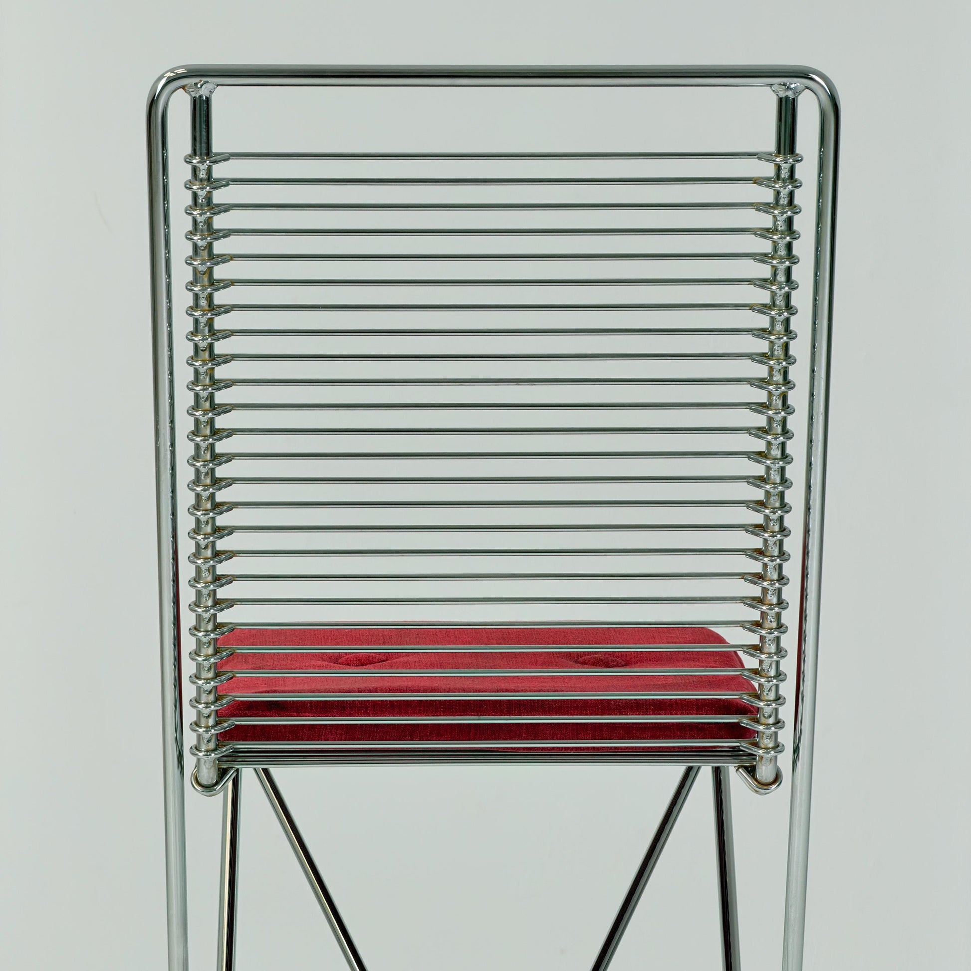 Mid century Postmodern Cross-Cantilever Bar Stool by Till Behrens, Germany 1980s