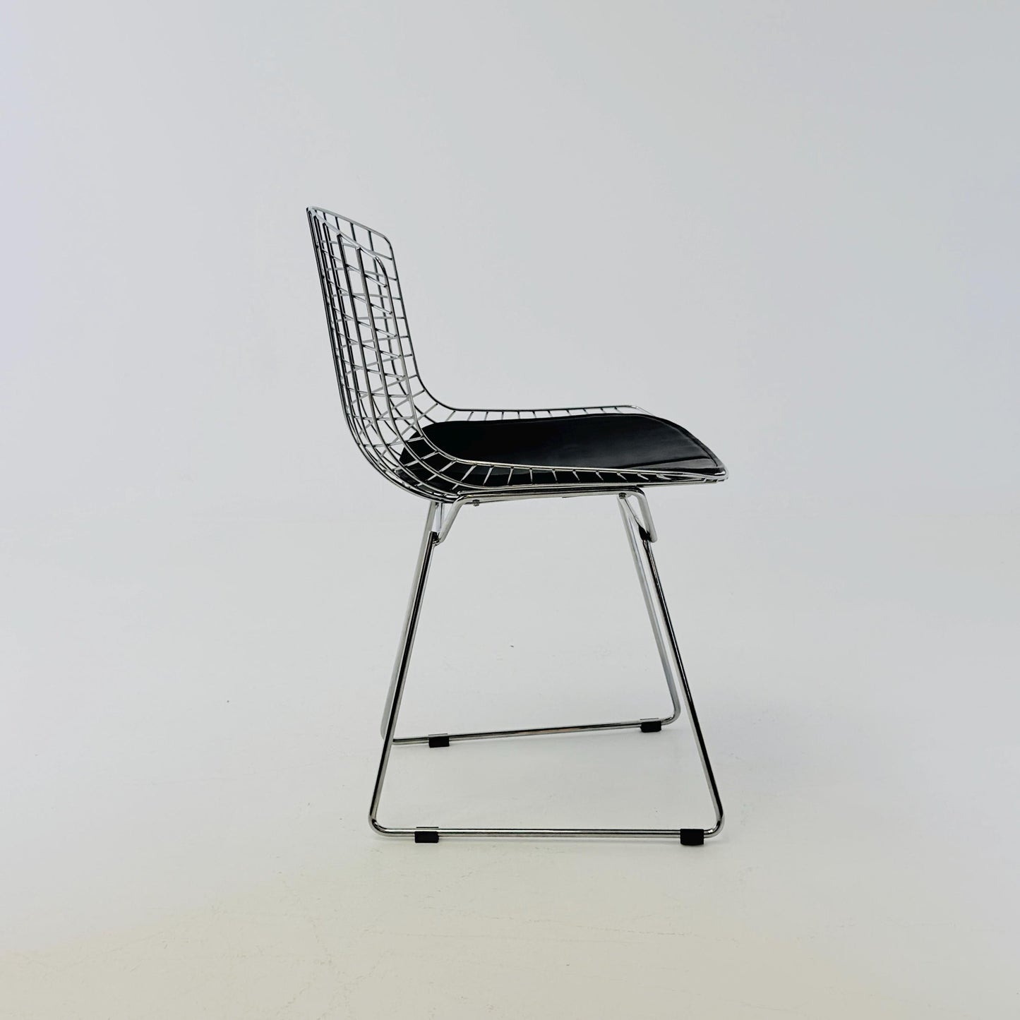 1 of 3 Mid Century Wire Chrom side Chair by Harry Bertoia , 1980s Germany