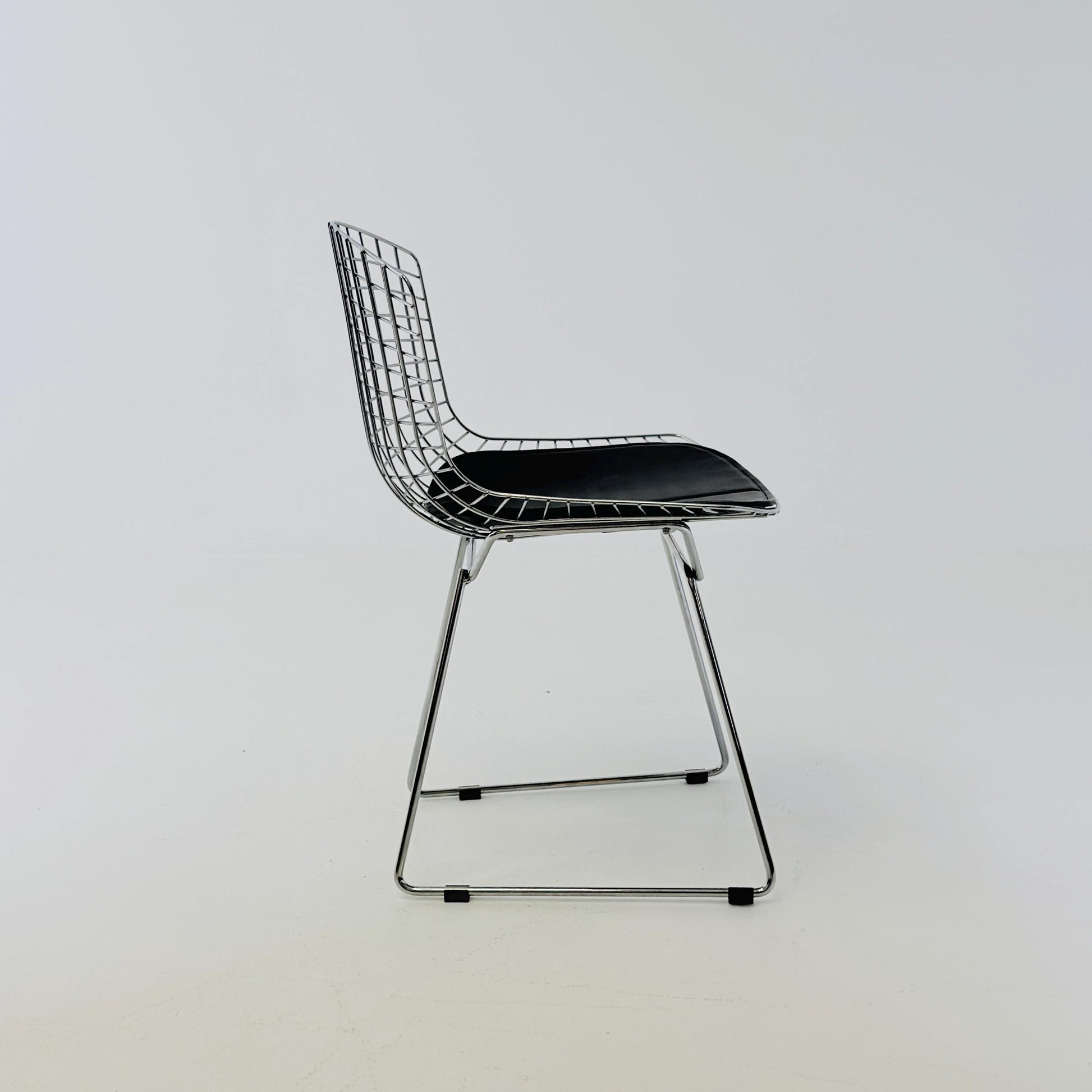 1 of 3 Mid Century Wire Chrom side Chair by Harry Bertoia , 1980s Germany