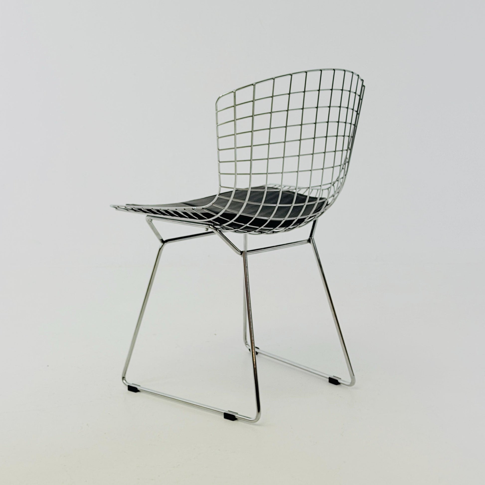 1 of 3 Mid Century Wire Chrom side Chair by Harry Bertoia , 1980s Germany