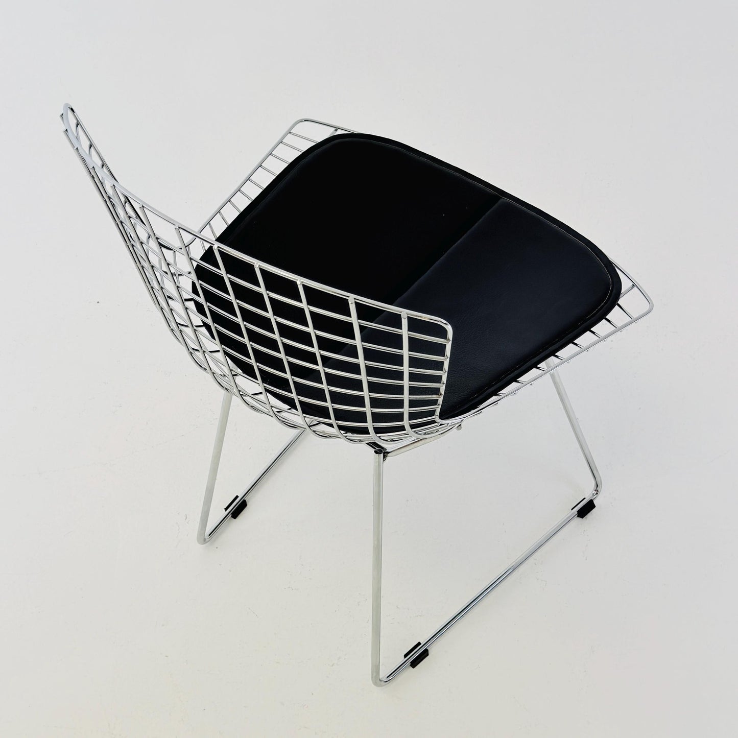 1 of 3 Mid Century Wire Chrom side Chair by Harry Bertoia , 1980s Germany
