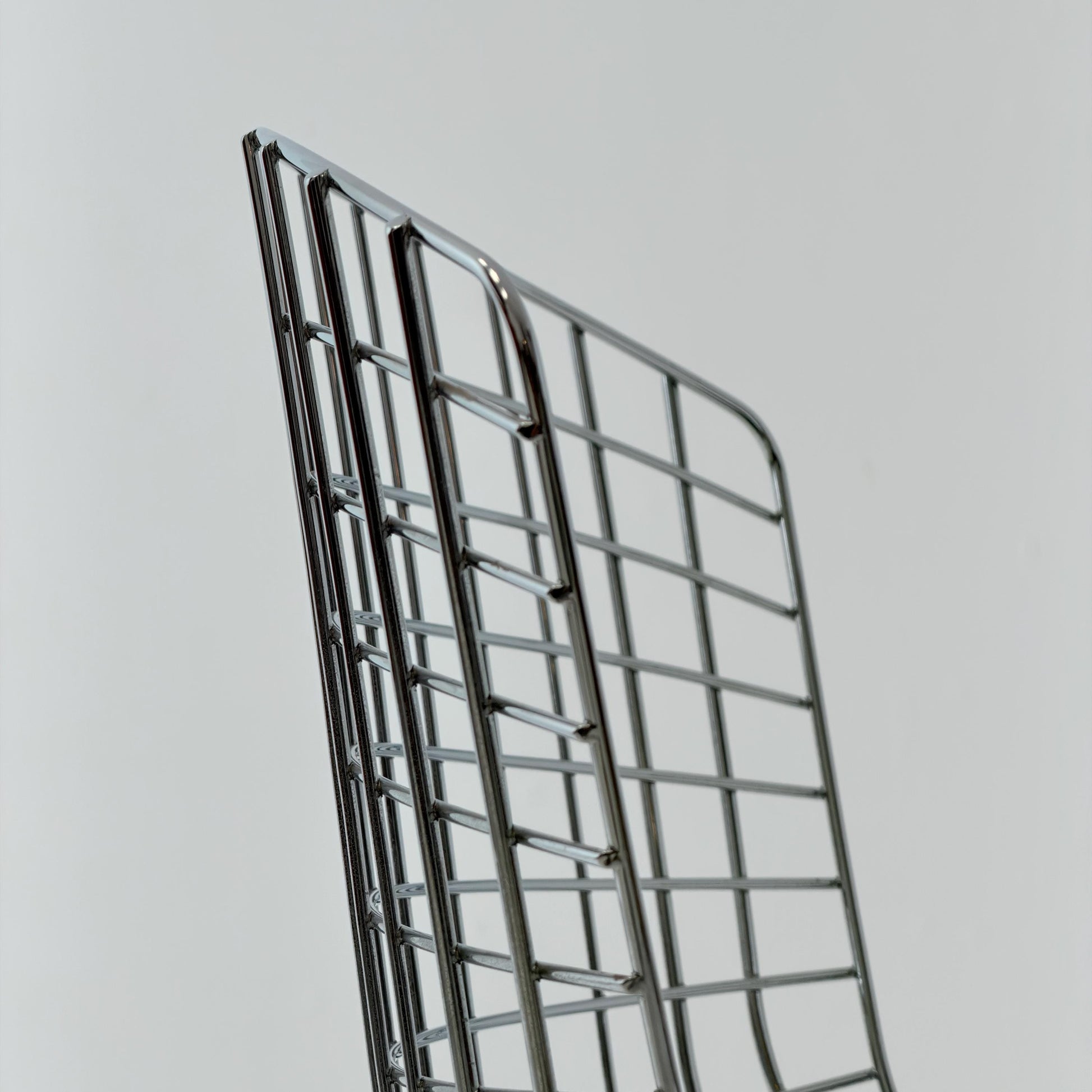 1 of 3 Mid Century Wire Chrom side Chair by Harry Bertoia , 1980s Germany