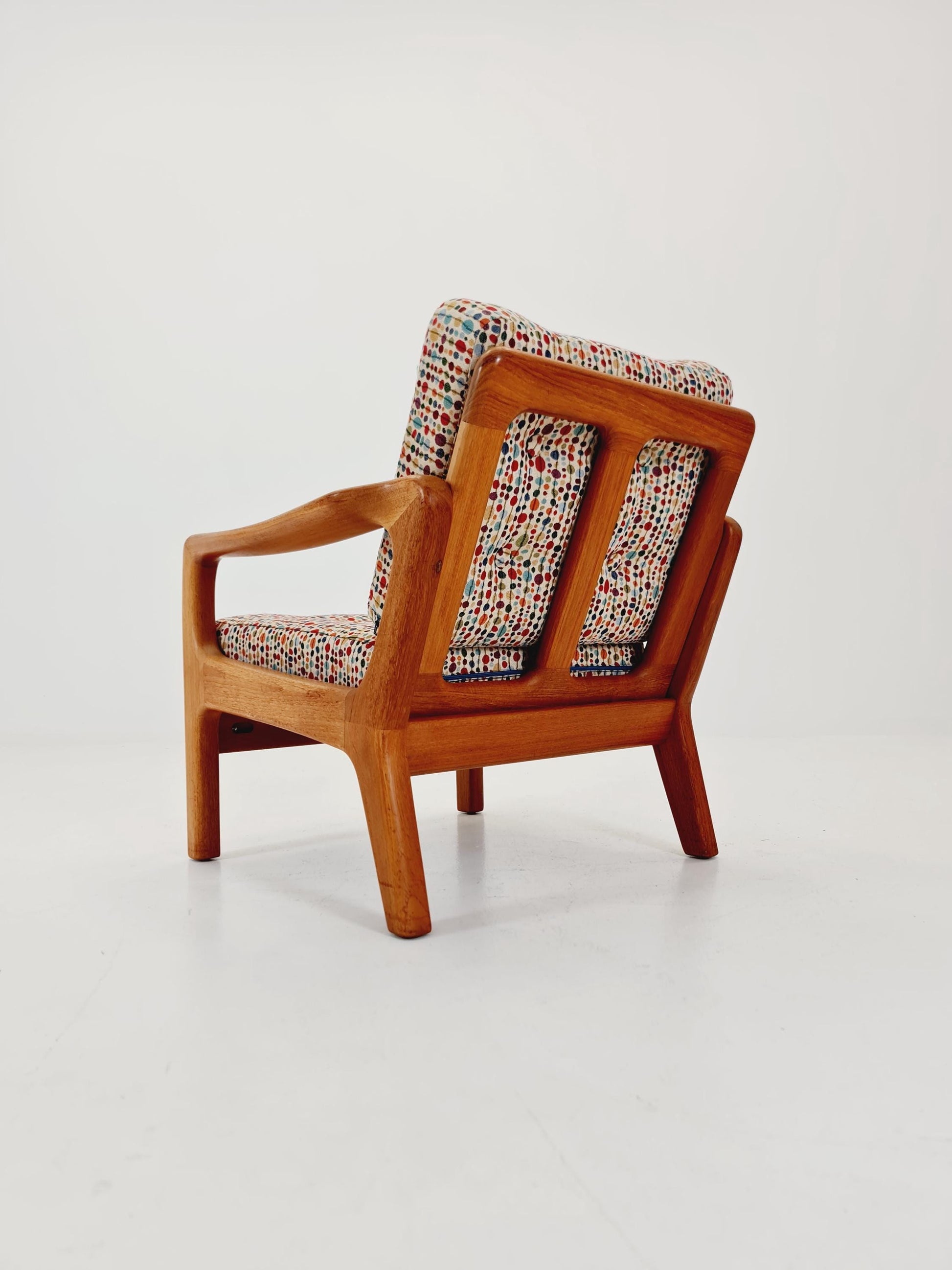 Mid century Danish easy lounge chairs by Juul Kristensen , 1970s,