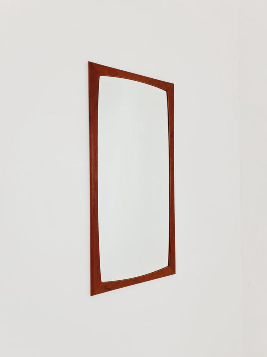 Big Danish mid-century Modern wall-mounted mirror, 1960s