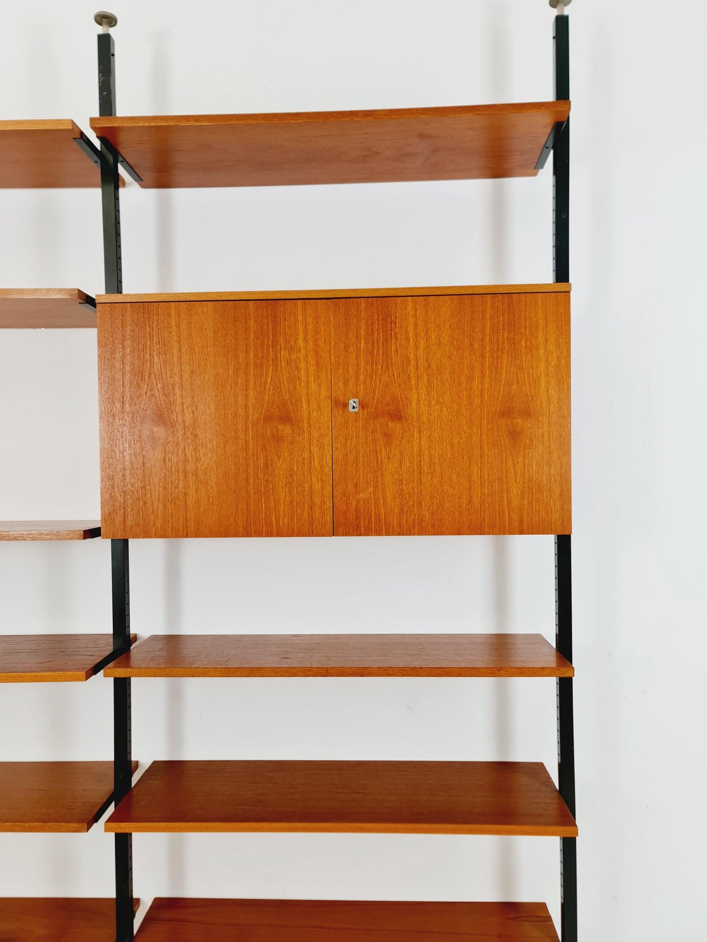 Rare German freestanding shelf-system by Günter Renkel for Rego Twen in Teak 1950s