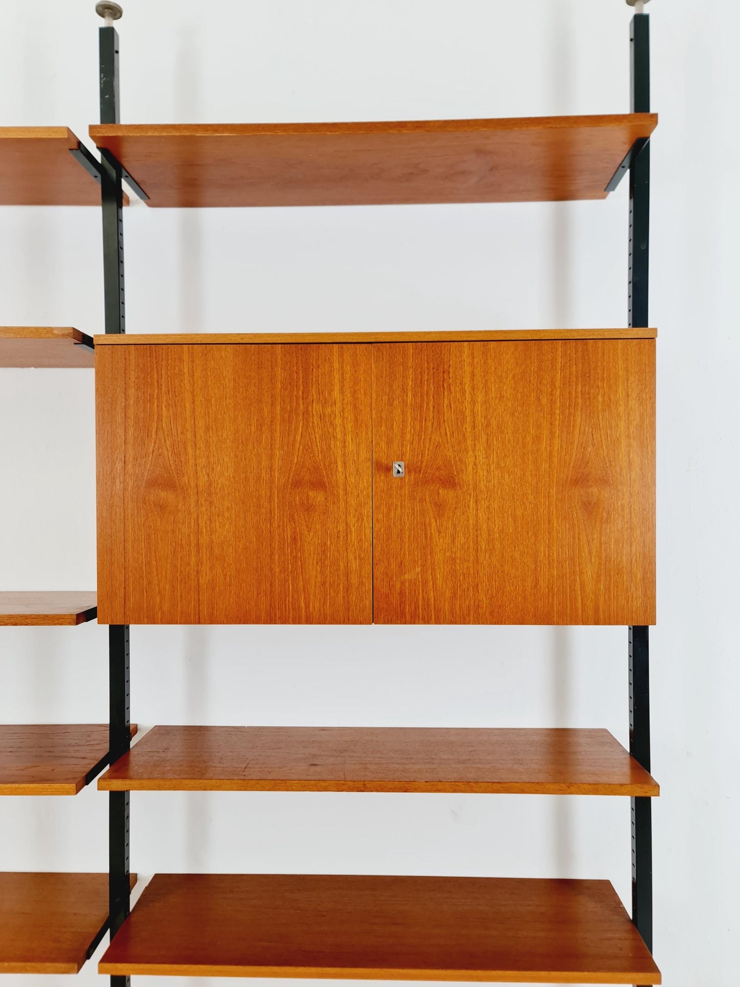 Rare German freestanding shelf-system by Günter Renkel for Rego Twen in Teak 1950s