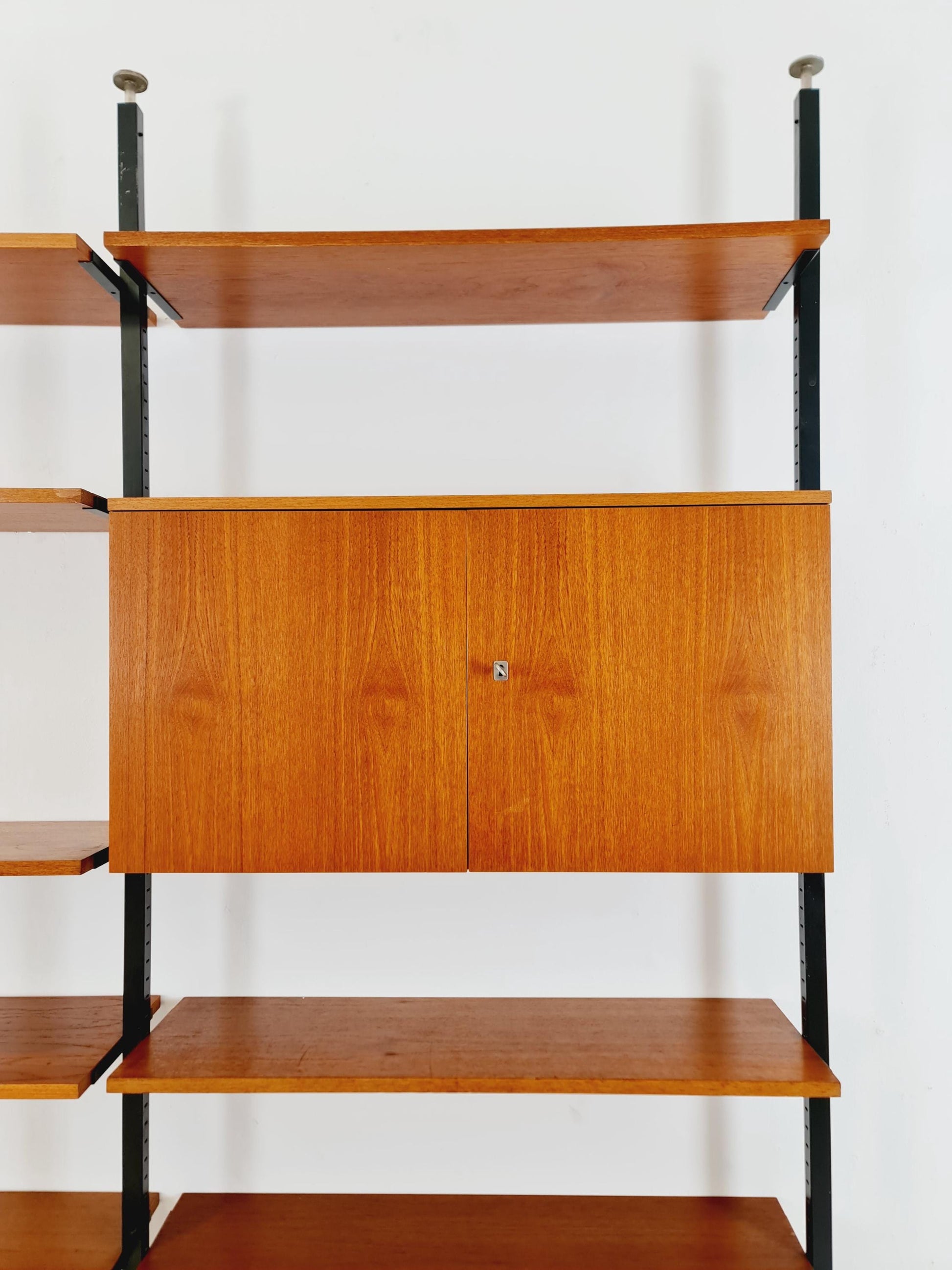 Rare German freestanding shelf-system by Günter Renkel for Rego Twen in Teak 1950s