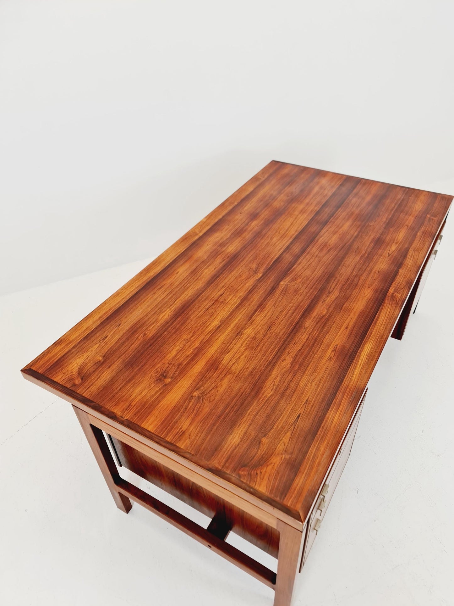 Danish Rosewood Freestanding desk by H.P Hansen, Denmark, 1960s
