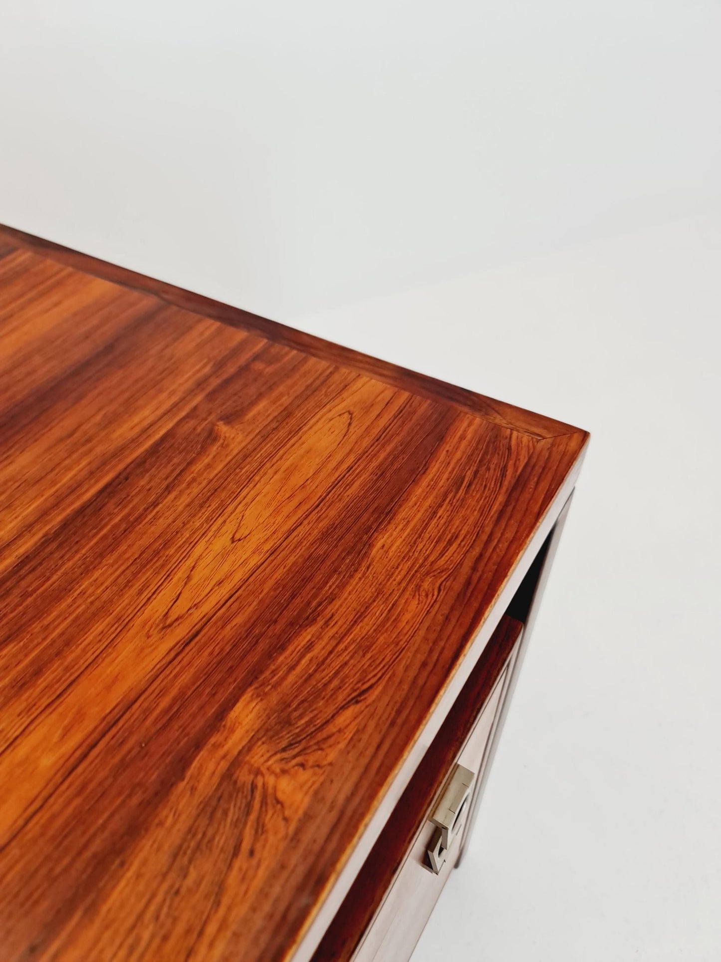 Danish Rosewood Freestanding desk by H.P Hansen, Denmark, 1960s