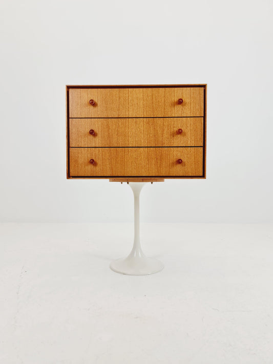 Midcentury German with tulip base design chest of drawers 1960s