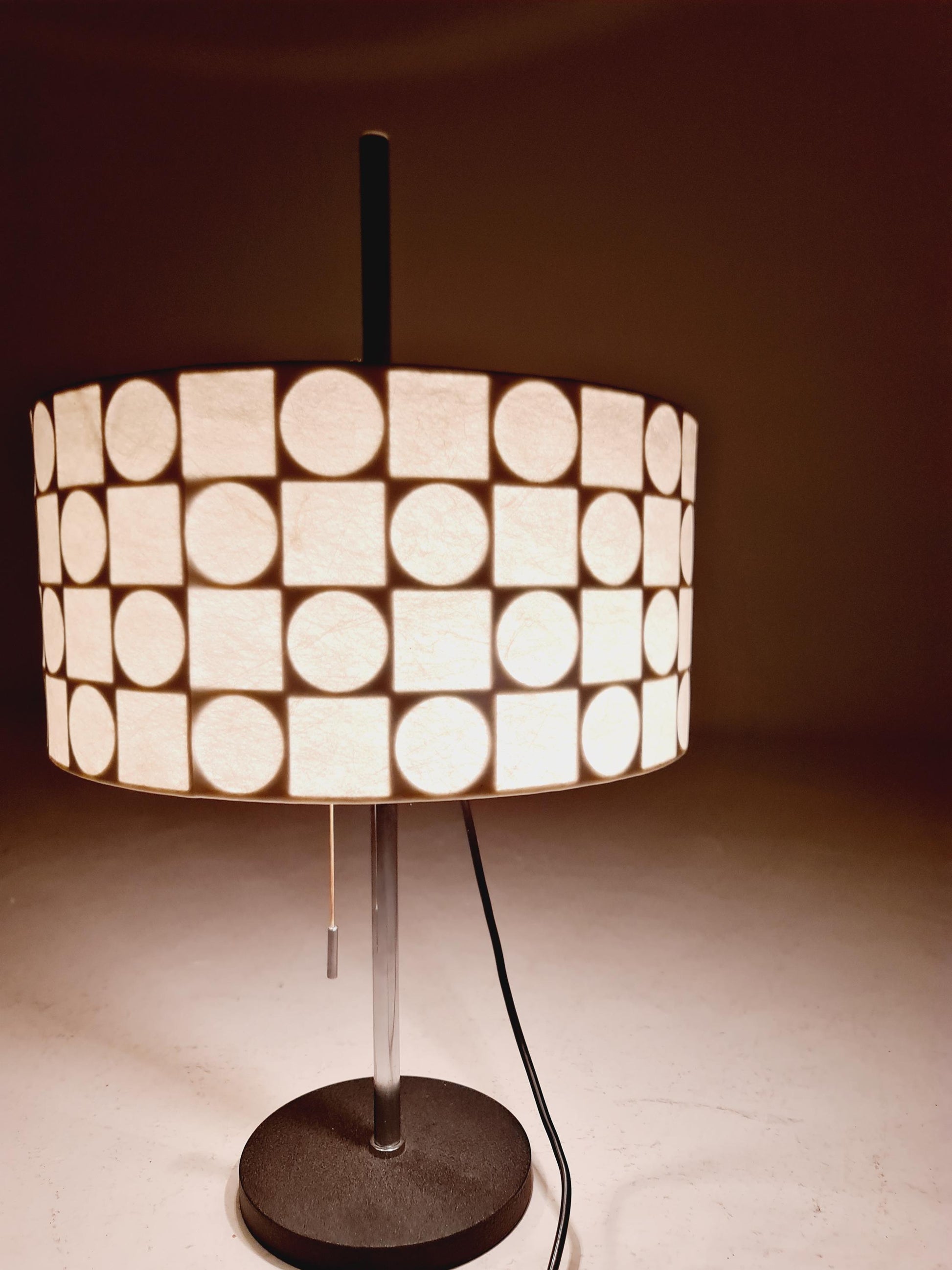 Mid century Super Rare Cocoon Table lamp , by goldkant , 1960s