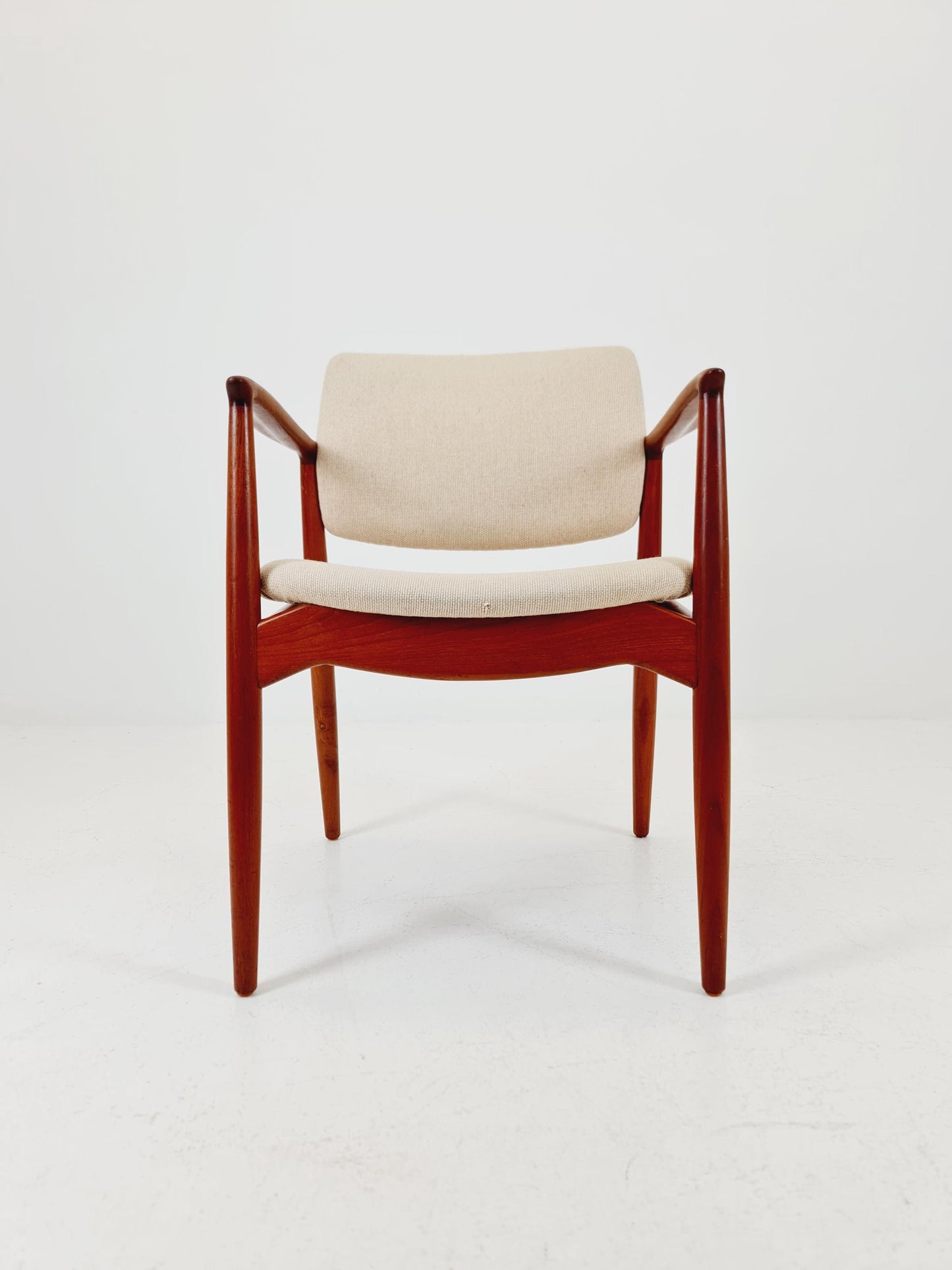 Danish Rare Teak capitains Armchair By Erik Buch for Orum Möbler modell nr 67 , 1960s