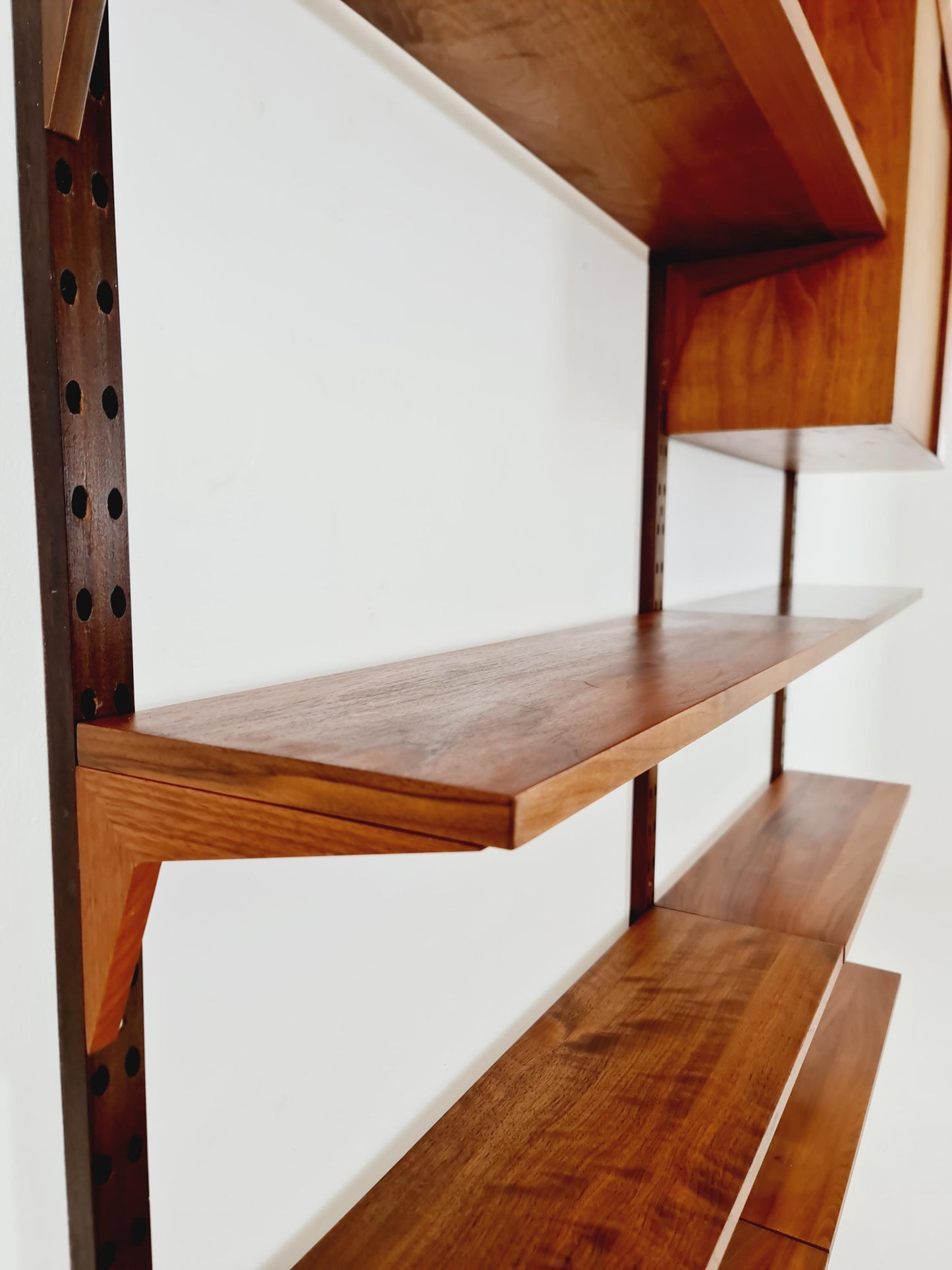Mid century Danish Walnut Wall Unit with cabinet /Desk by Poul Cadovius for Royal,Denmark, 1960s