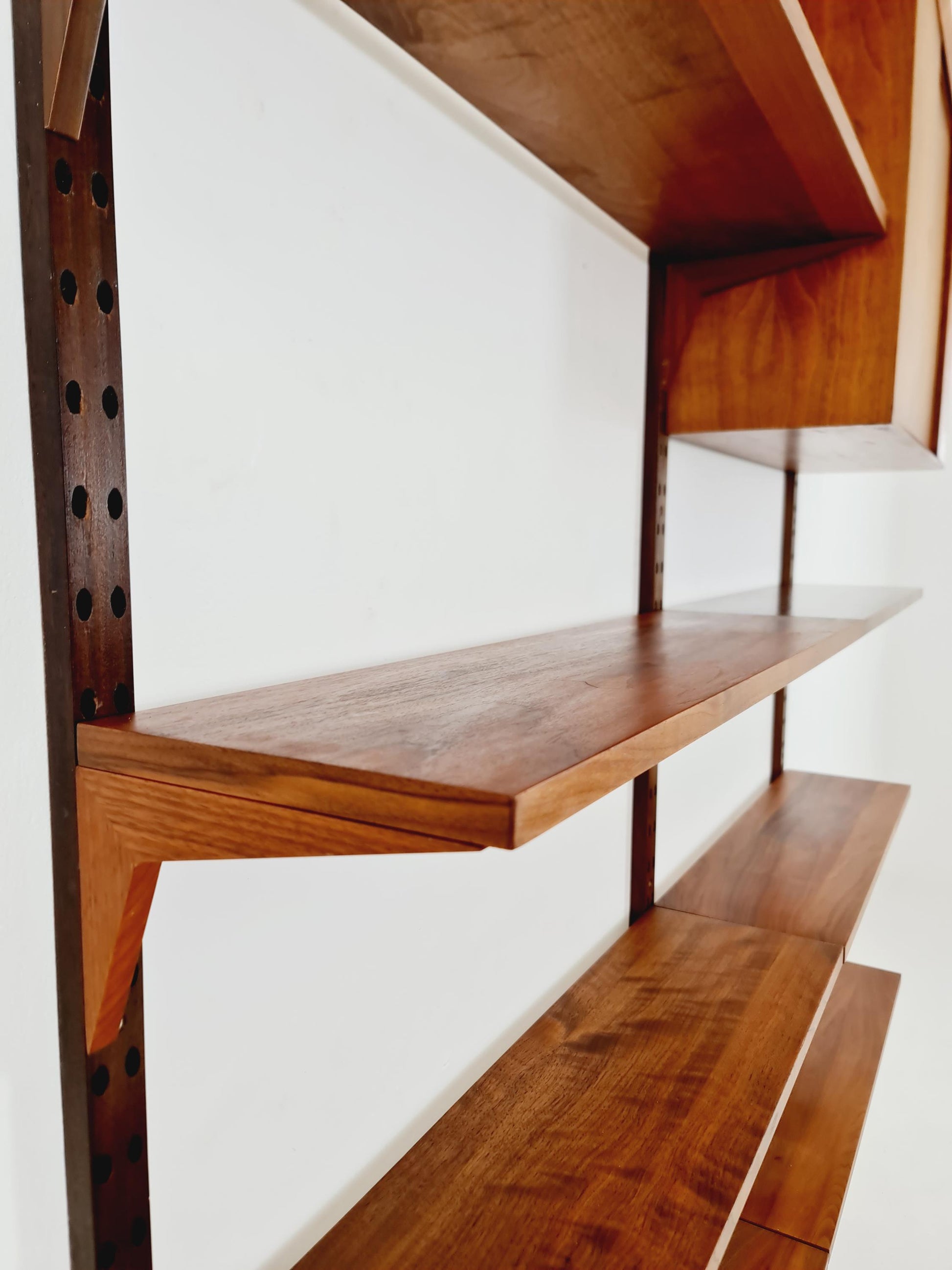 Mid century Danish Walnut Wall Unit with cabinet /Desk by Poul Cadovius for Royal,Denmark, 1960s