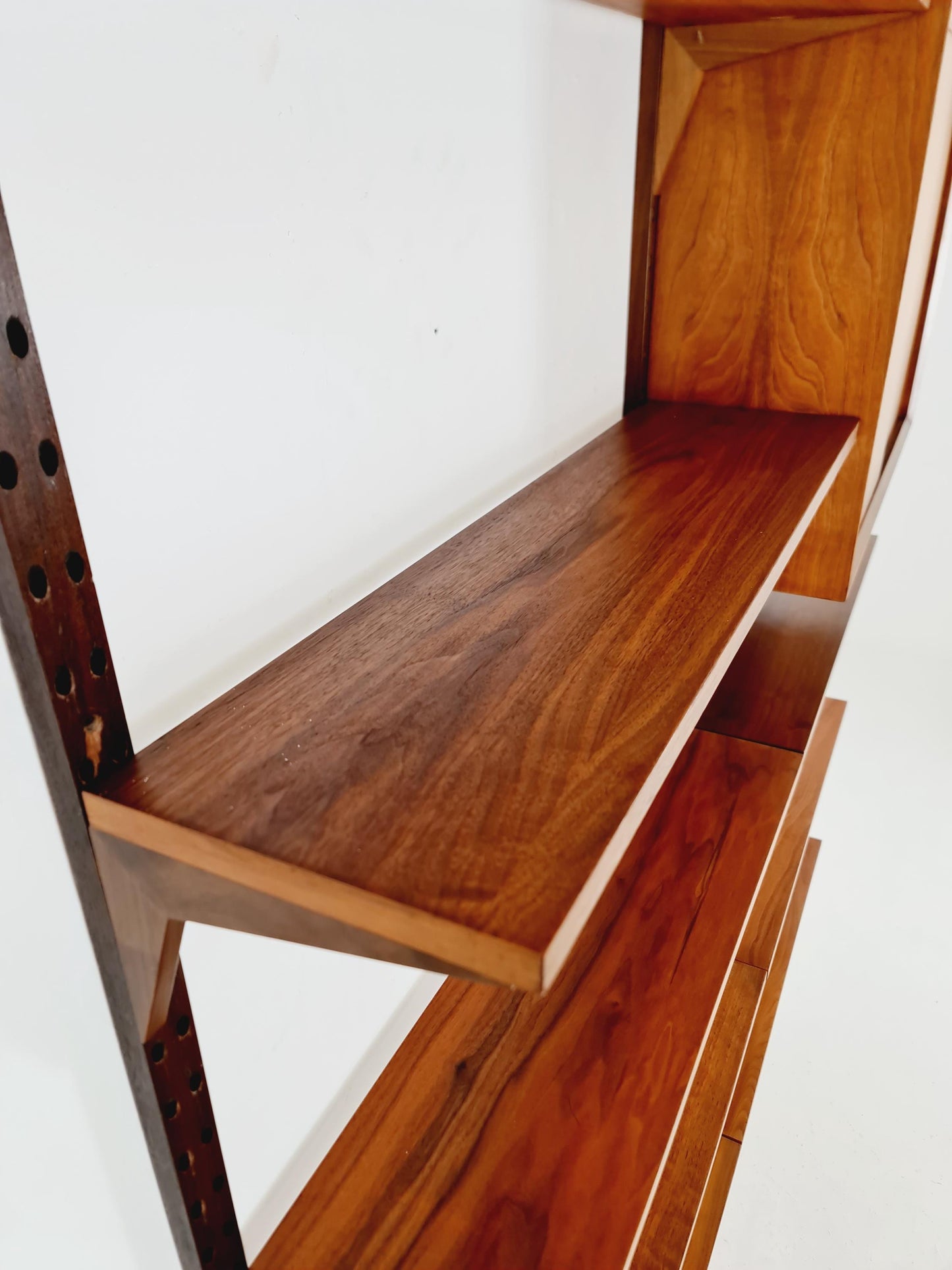 Mid century Danish Walnut Wall Unit with cabinet /Desk by Poul Cadovius for Royal,Denmark, 1960s