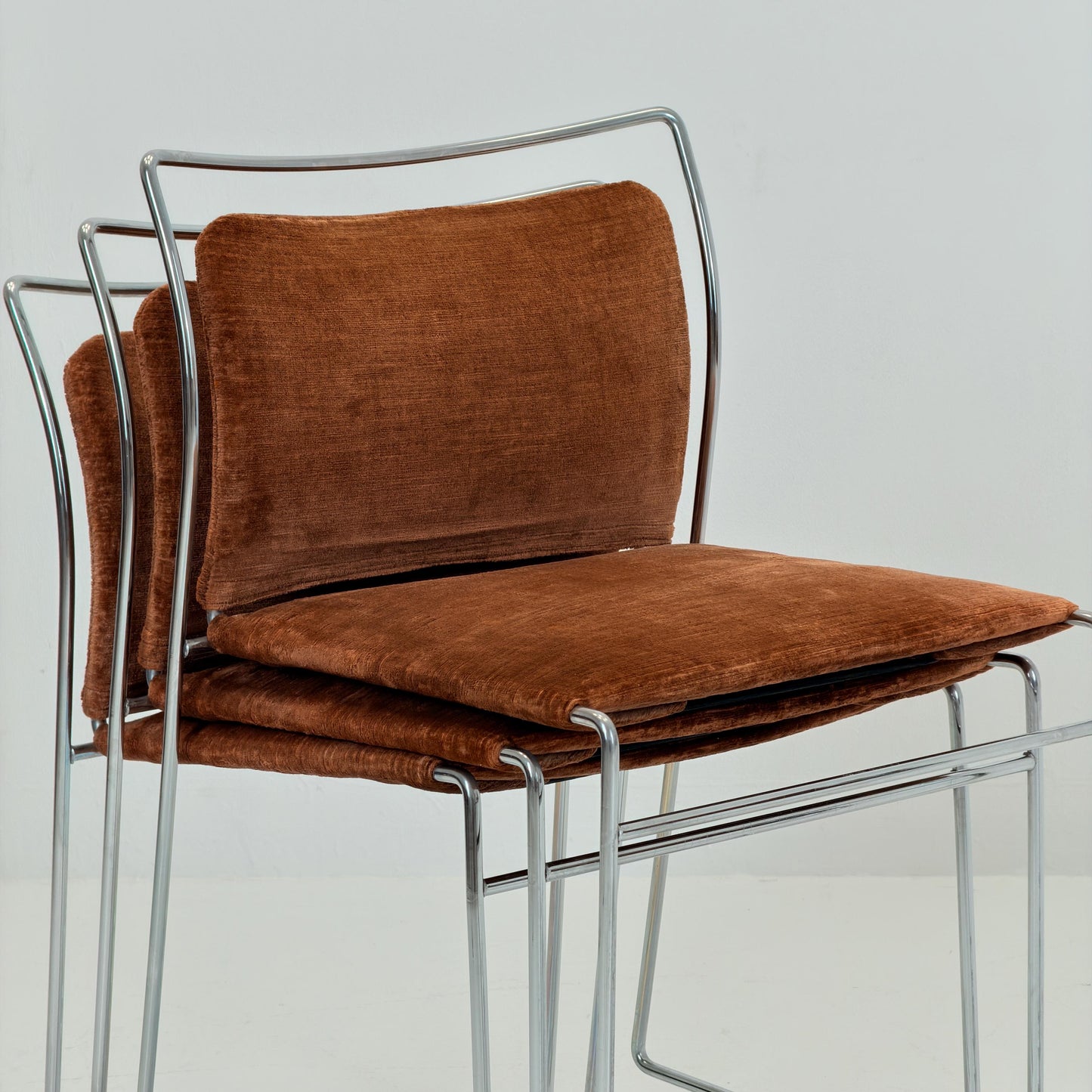 Set of 6 Mid century Tulu Dining Chairs by Kazuhide Takahama for Simon Gavina, Italy 1970s