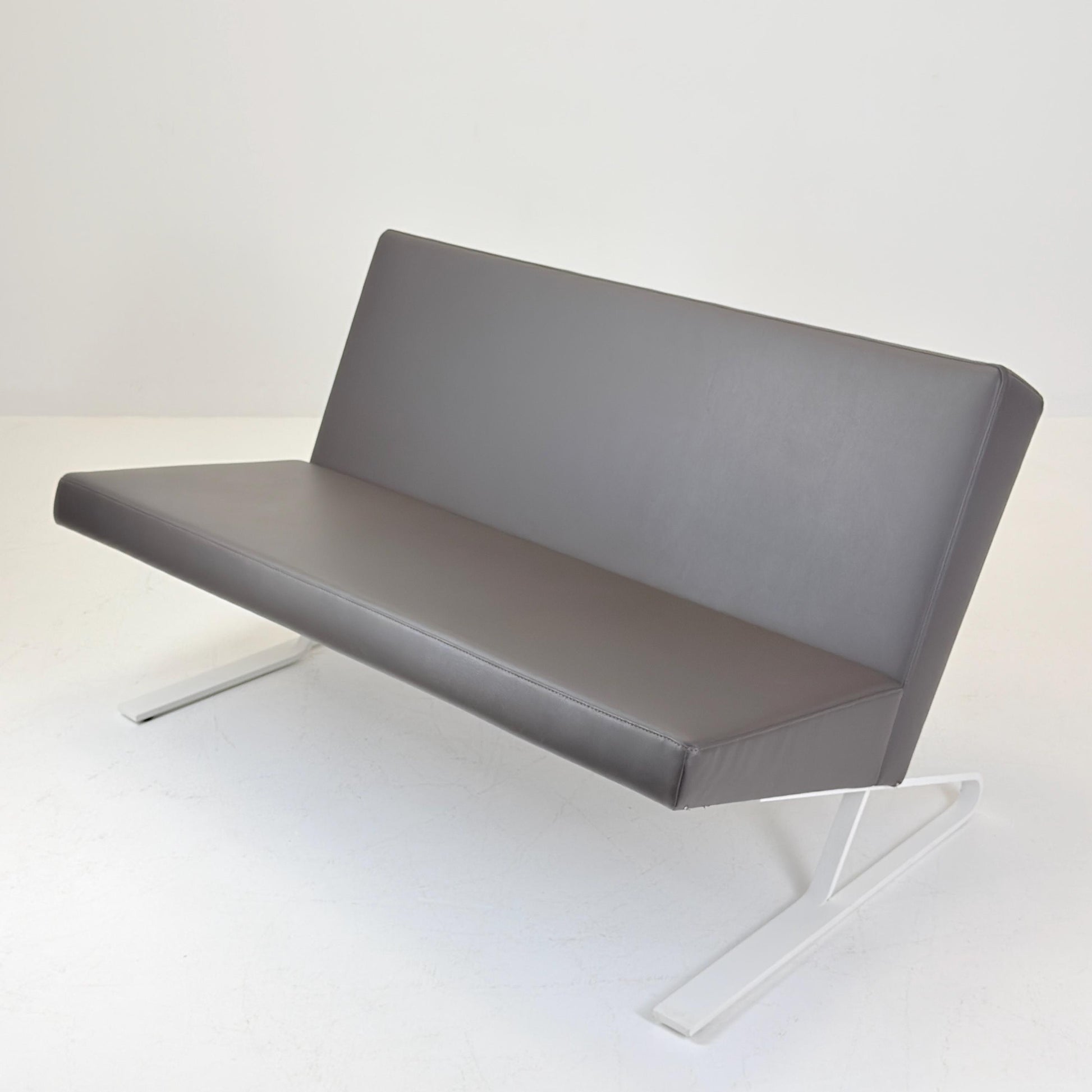 1 of 2 Mid Century Satyr Compact Leather Sofa by Design For Use for ClassiCon, Germany 2000s