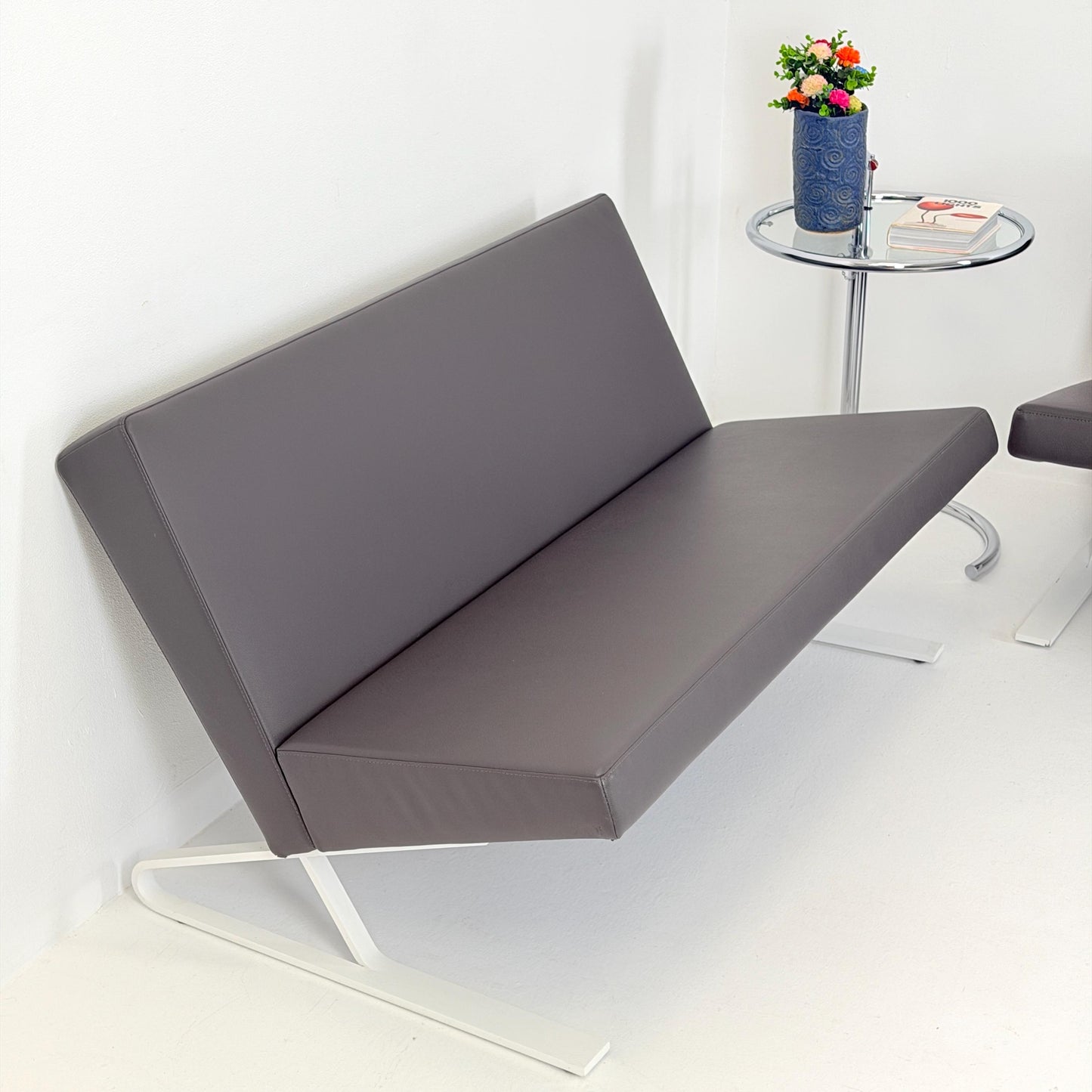1 of 2 Mid Century Satyr Compact Leather Sofa by Design For Use for ClassiCon, Germany 2000s
