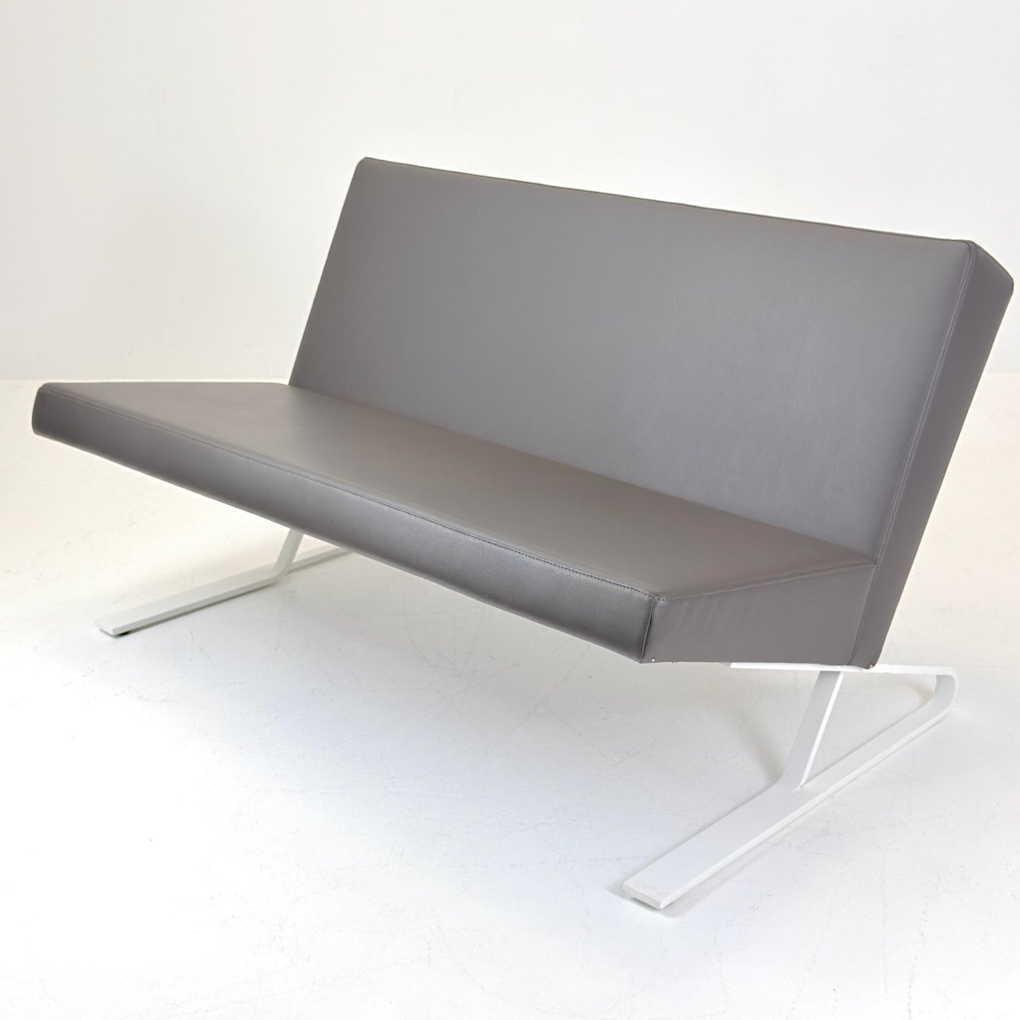 1 of 2 Mid Century Satyr Compact Leather Sofa by Design For Use for ClassiCon, Germany 2000s