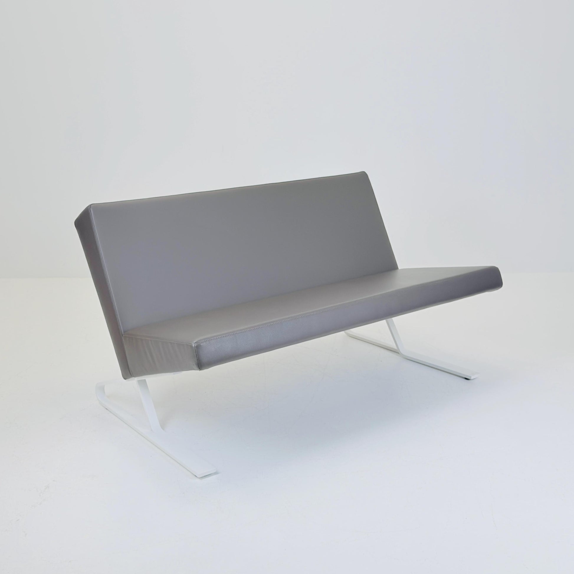 1 of 2 Mid Century Satyr Compact Leather Sofa by Design For Use for ClassiCon, Germany 2000s