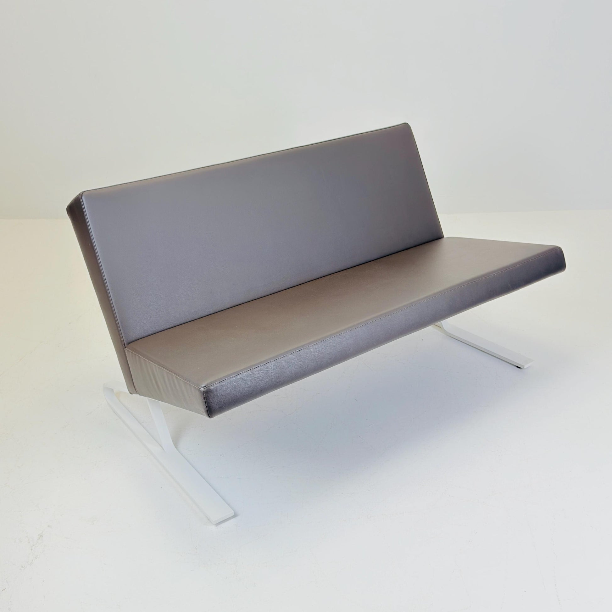 1 of 2 Mid Century Satyr Compact Leather Sofa by Design For Use for ClassiCon, Germany 2000s