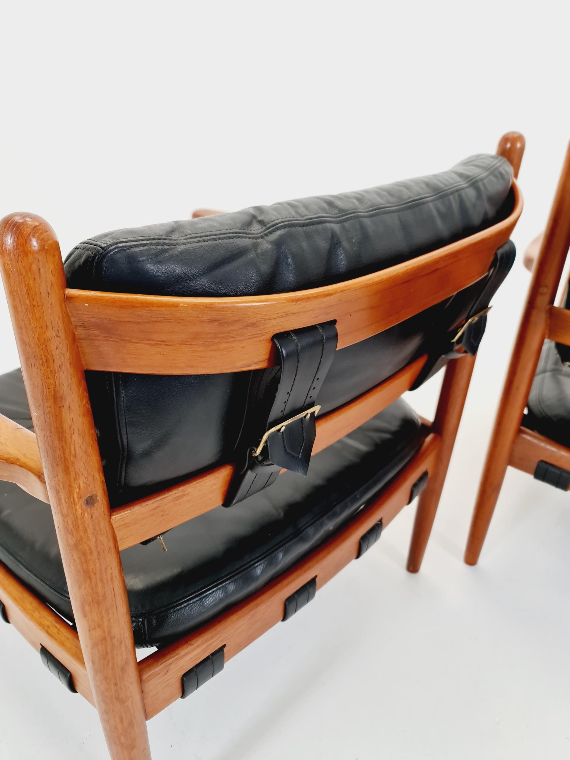 Mid-Century Modern Arm Chairs by Sven Ellekaer for Coja 1960s Set of 2