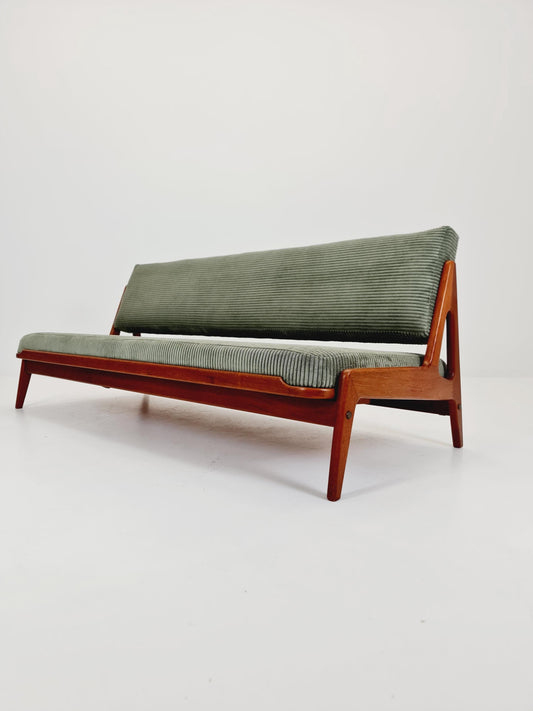 Midcentury Danish Daybed Teak wood by Arne Wahl Iversen for Komfort Denmark ,1950s