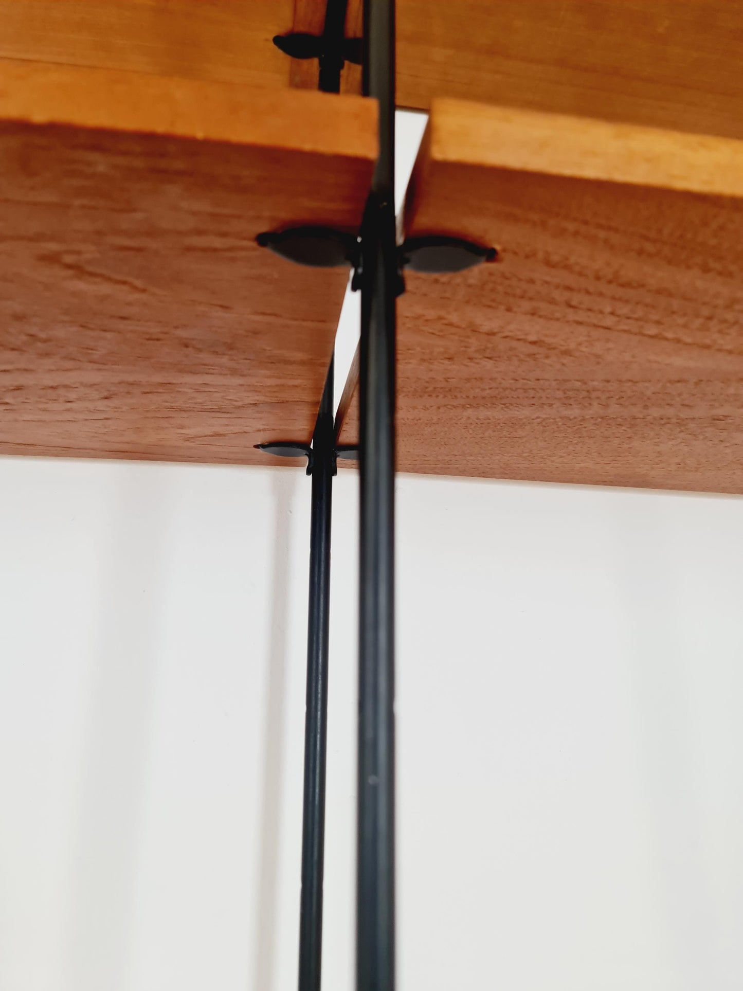 Mid century teak wall shelving unit by Hilker for Omnia, Germany, 1960s