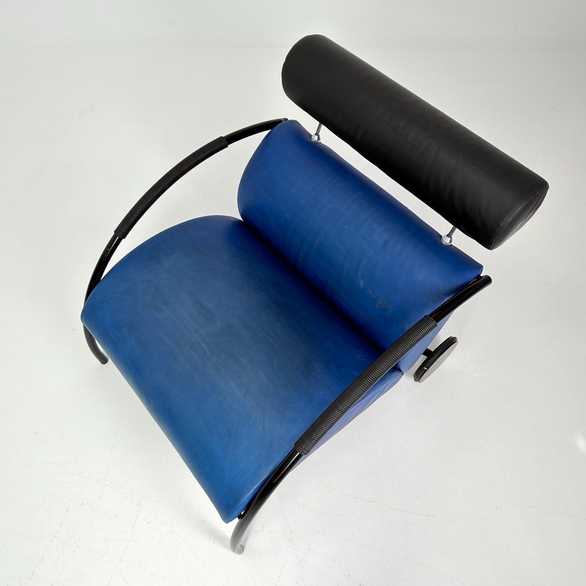 Mid century “Zyklus” blue edition armchair by Peter Maly for Cor, 1984,Germany