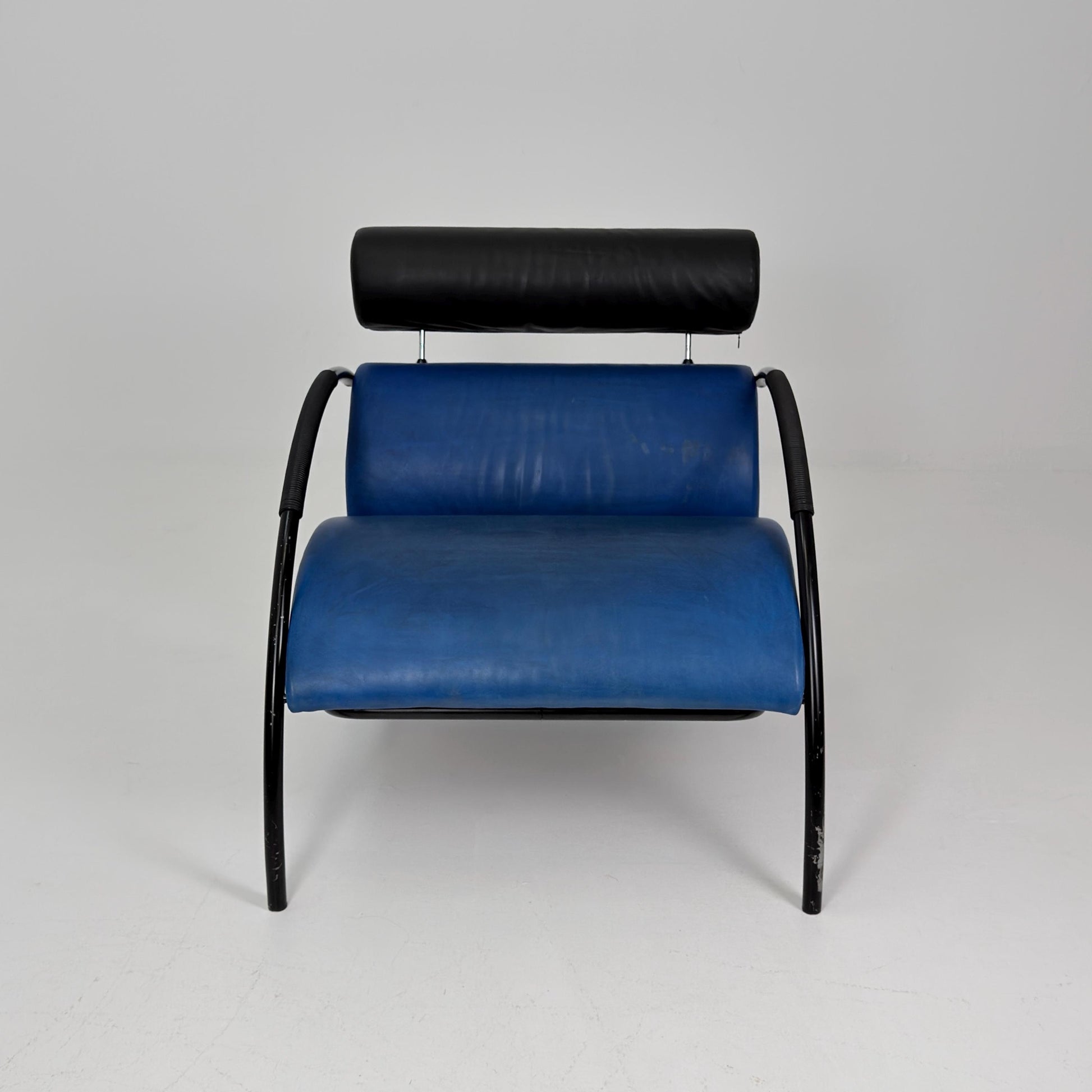 Mid century “Zyklus” blue edition armchair by Peter Maly for Cor, 1984,Germany