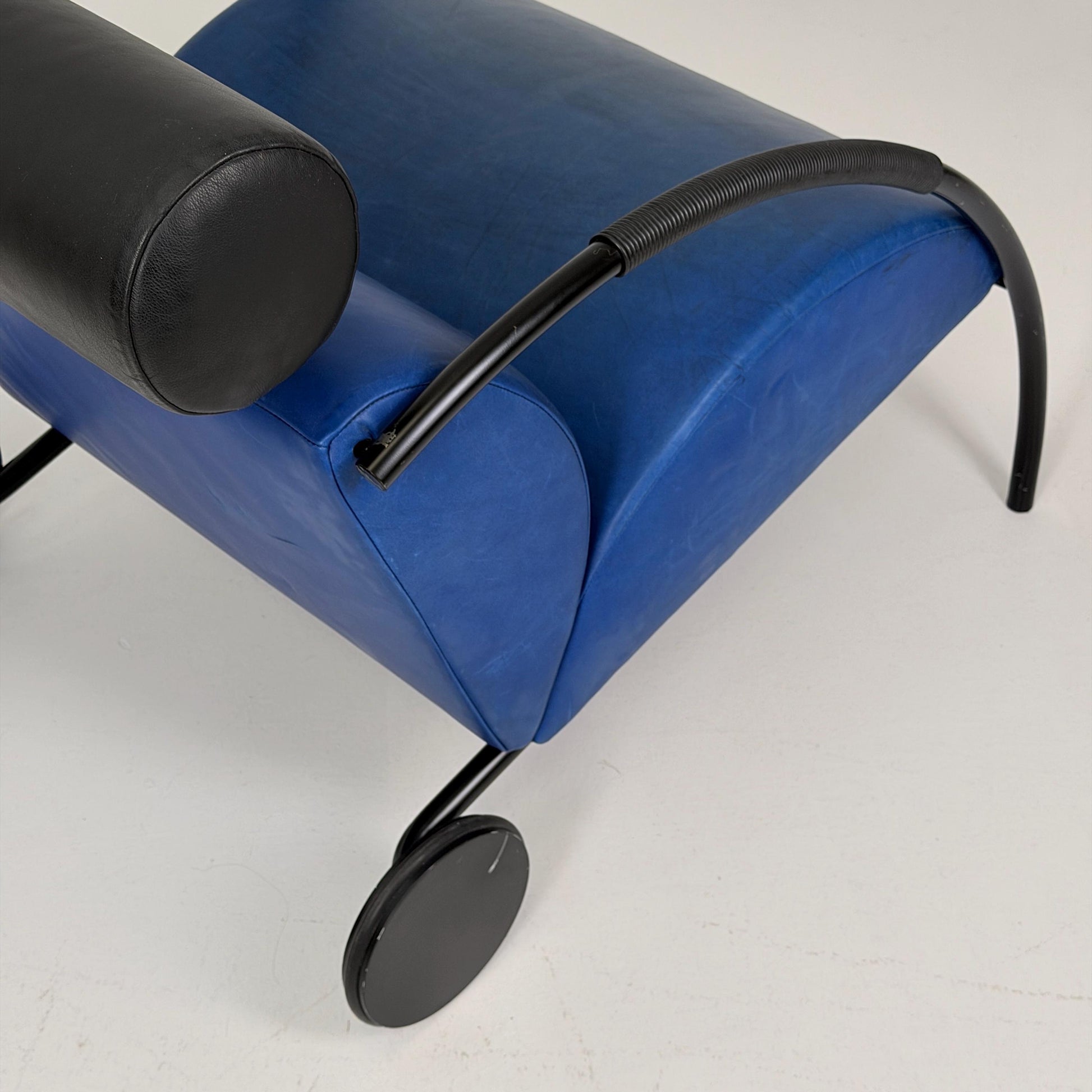 Mid century “Zyklus” blue edition armchair by Peter Maly for Cor, 1984,Germany