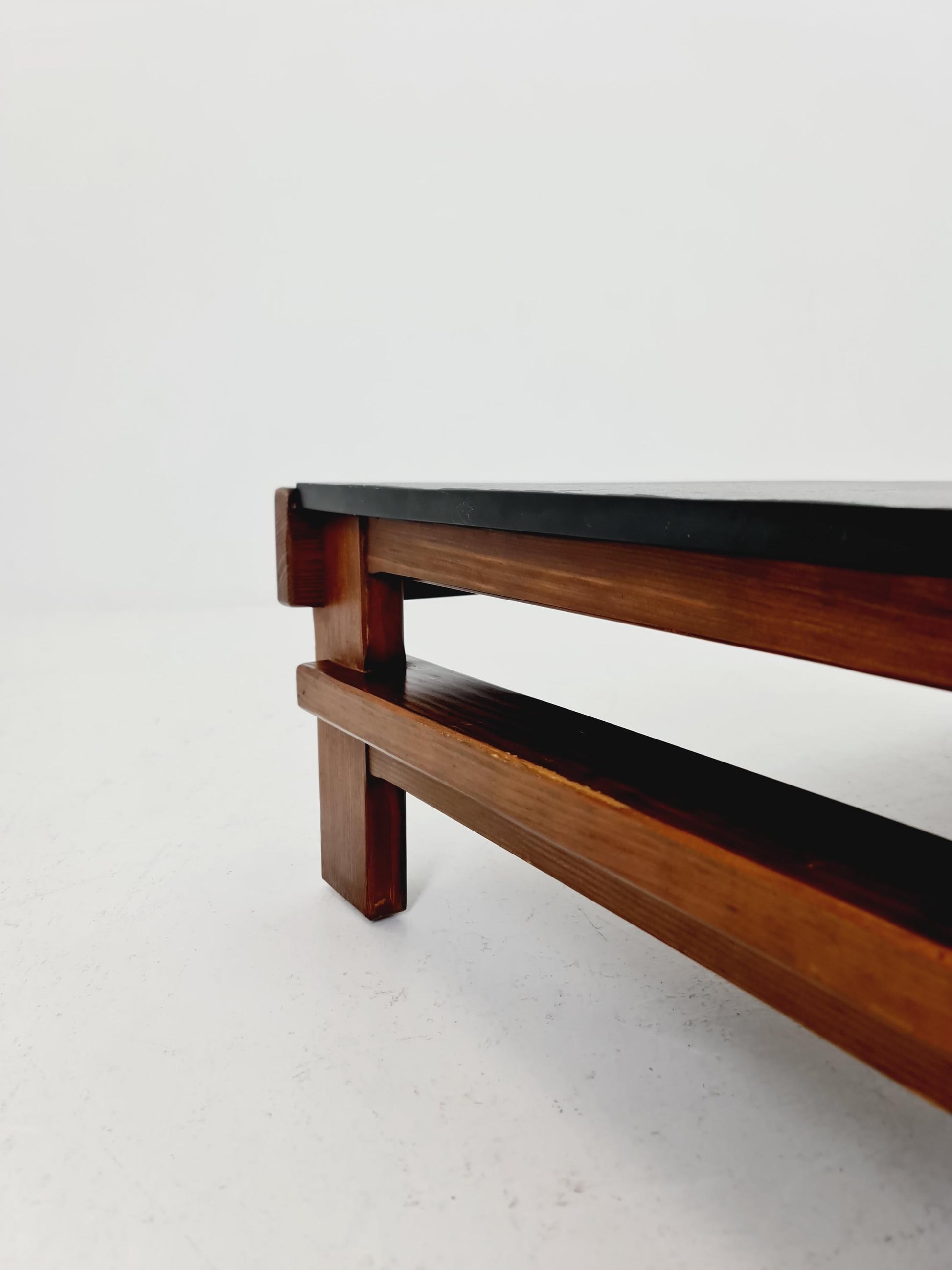 Vintage mid century granite /natural stone coffe table By Carl Straub Germany , 1960s