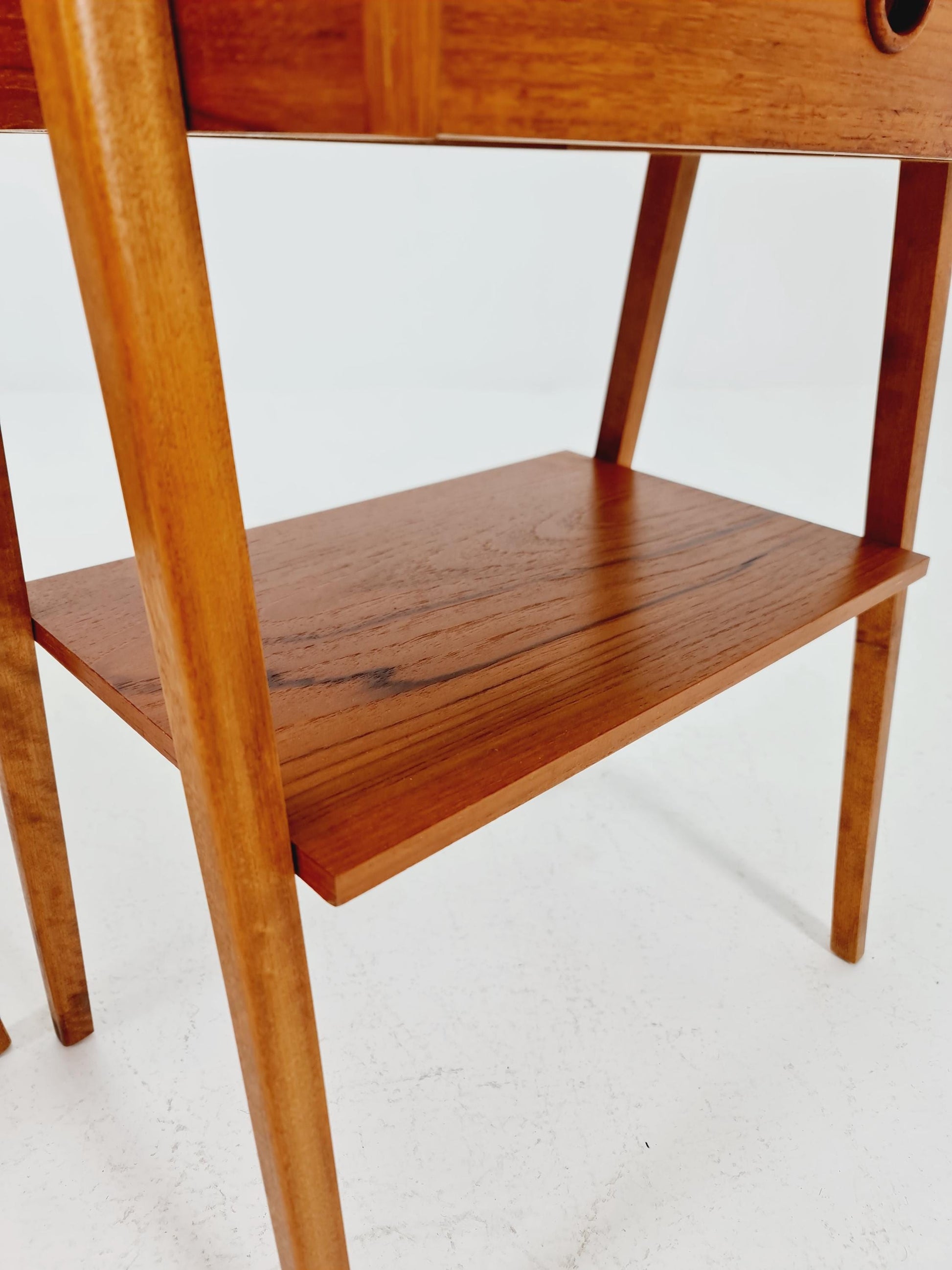 Mid century Danish teak side tables/ Bedside tables/ Nightstands, Denmark, 1960s, set of 2