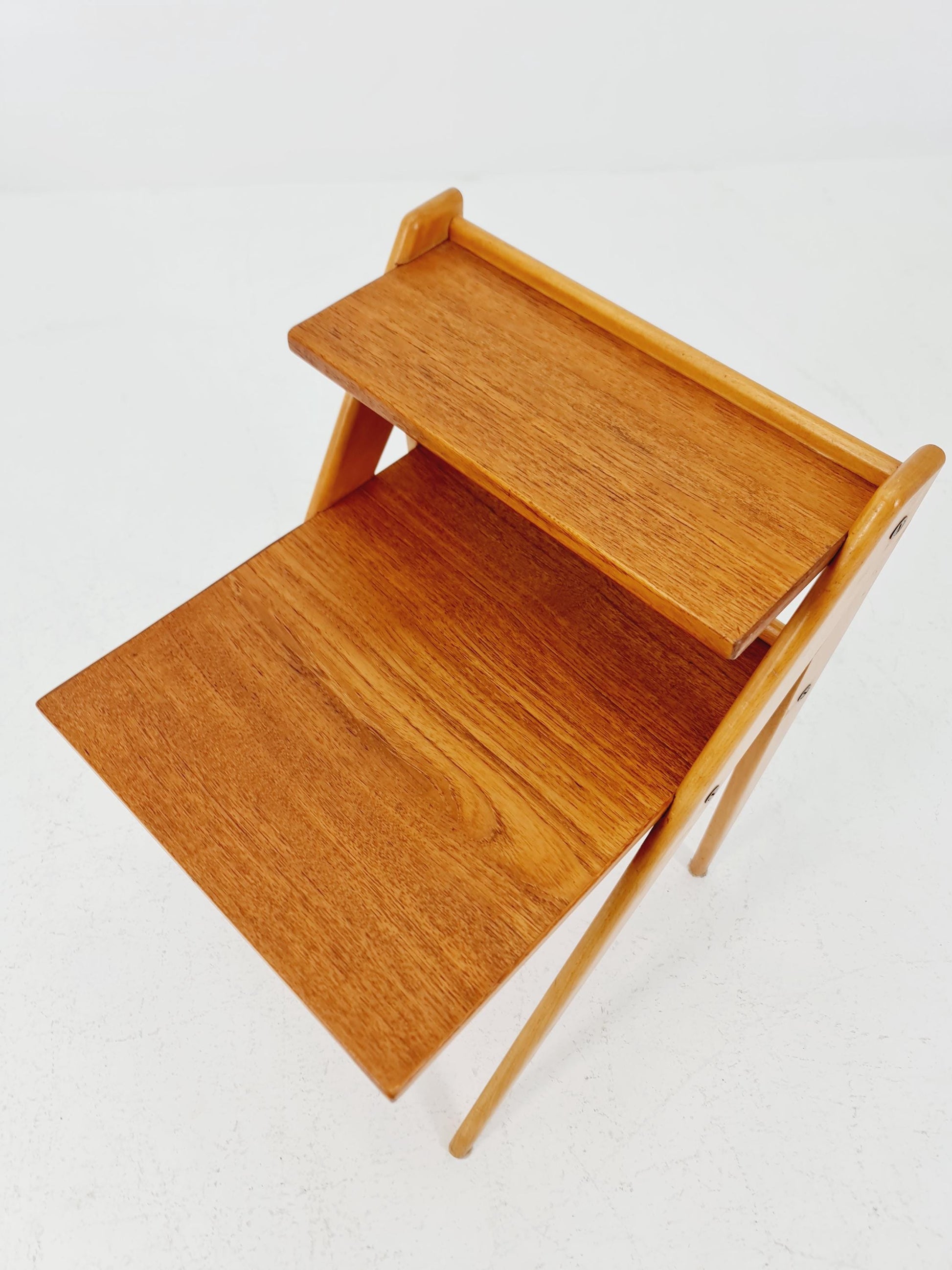 Mid century Scandinavian teak side table / bedside table By Yngve Ekstöm 1960s