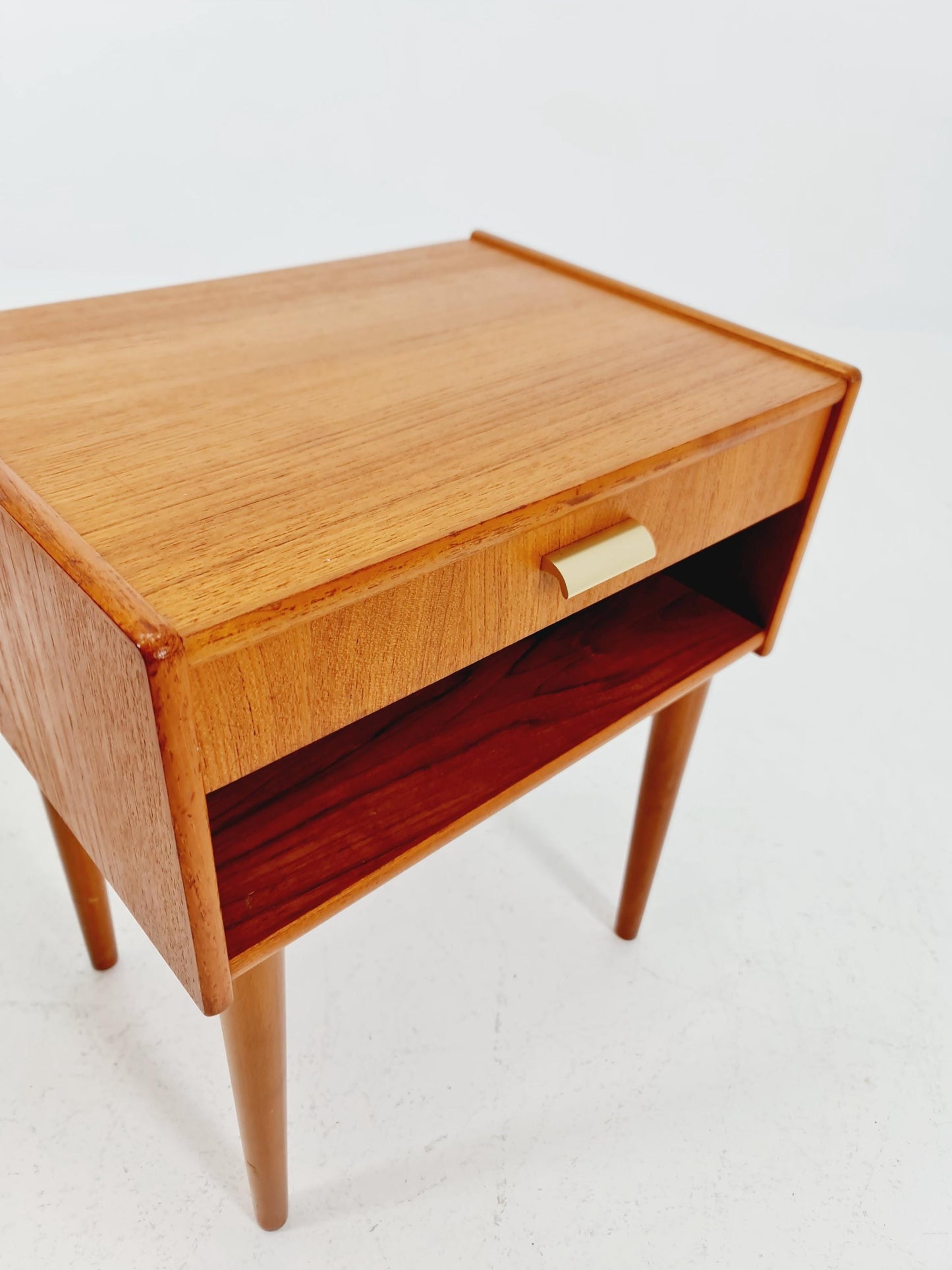Mid century Danish teak side tables/ Bedside tables/ Nightstands, Denmark, 1960s, set of 2