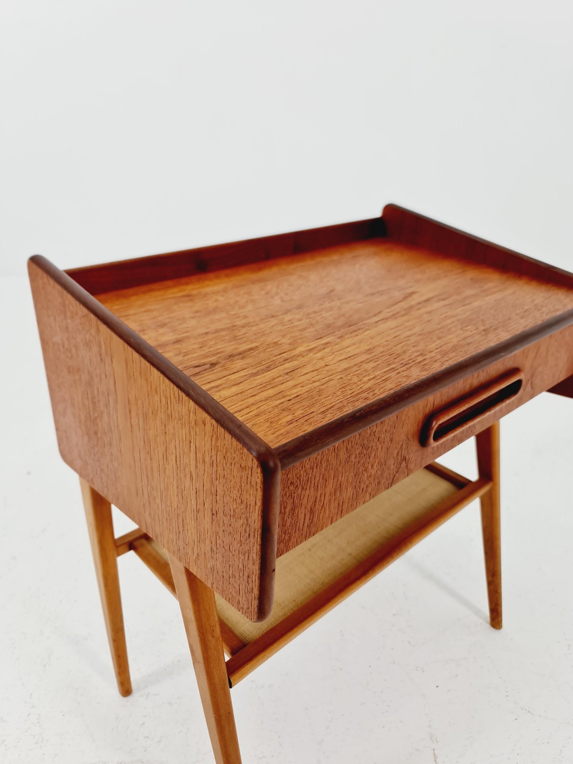 Midcentury danish Teak Vintage Side table/ Bedside table, 1960s