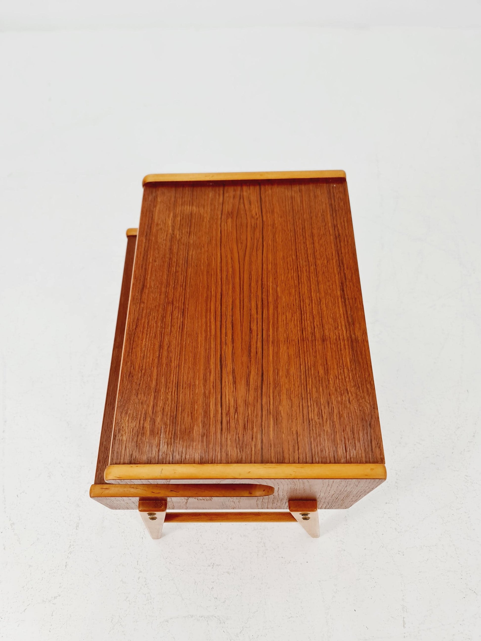 Midcentury Carlström & Co Teak Vintage Side table/ Bedside table/ Night stand straight from the sixties