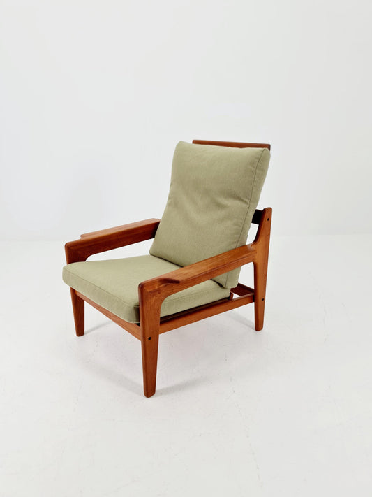 Mid century teak easy lounge chair by Arne Wahl Iversen for Komfort , 1960s