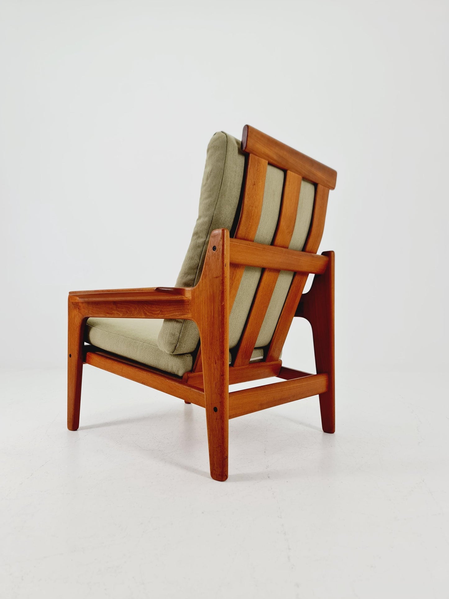 Mid century teak easy lounge chair by Arne Wahl Iversen for Komfort , 1960s