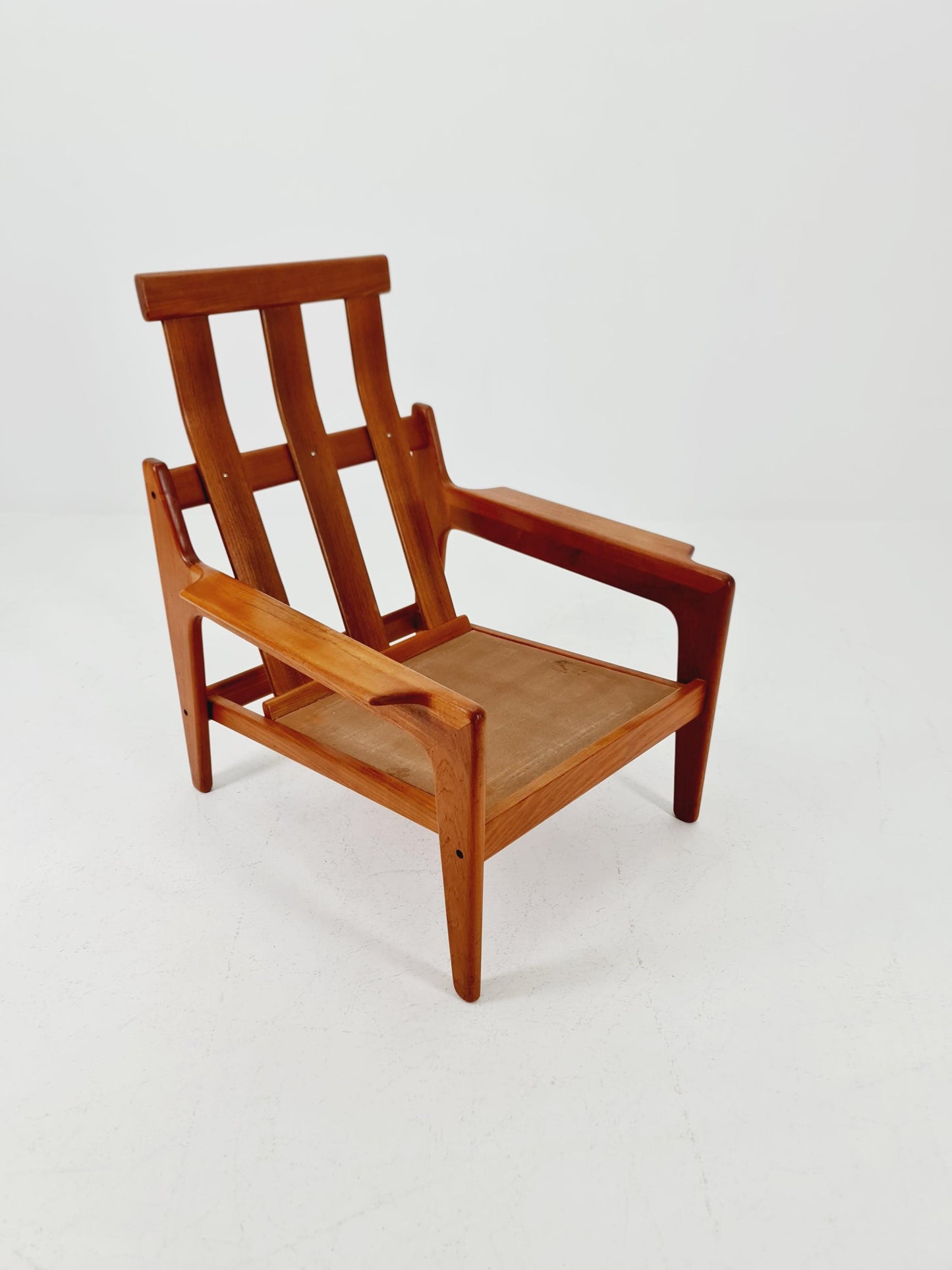 Mid century teak easy lounge chair by Arne Wahl Iversen for Komfort , 1960s
