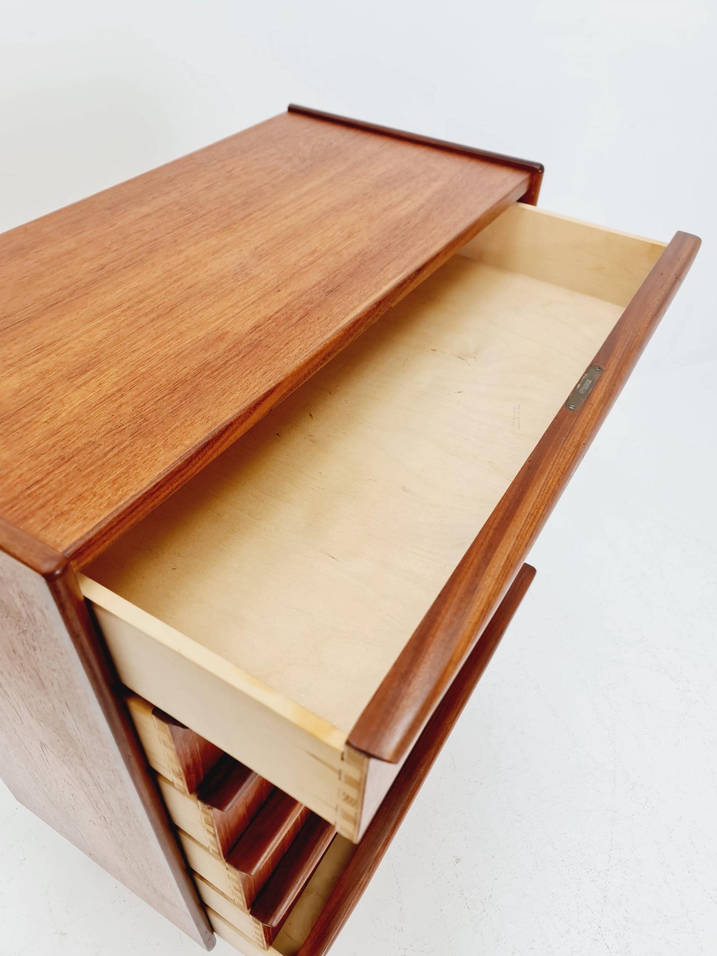 Midcentury danish design chest of drawers 1960s