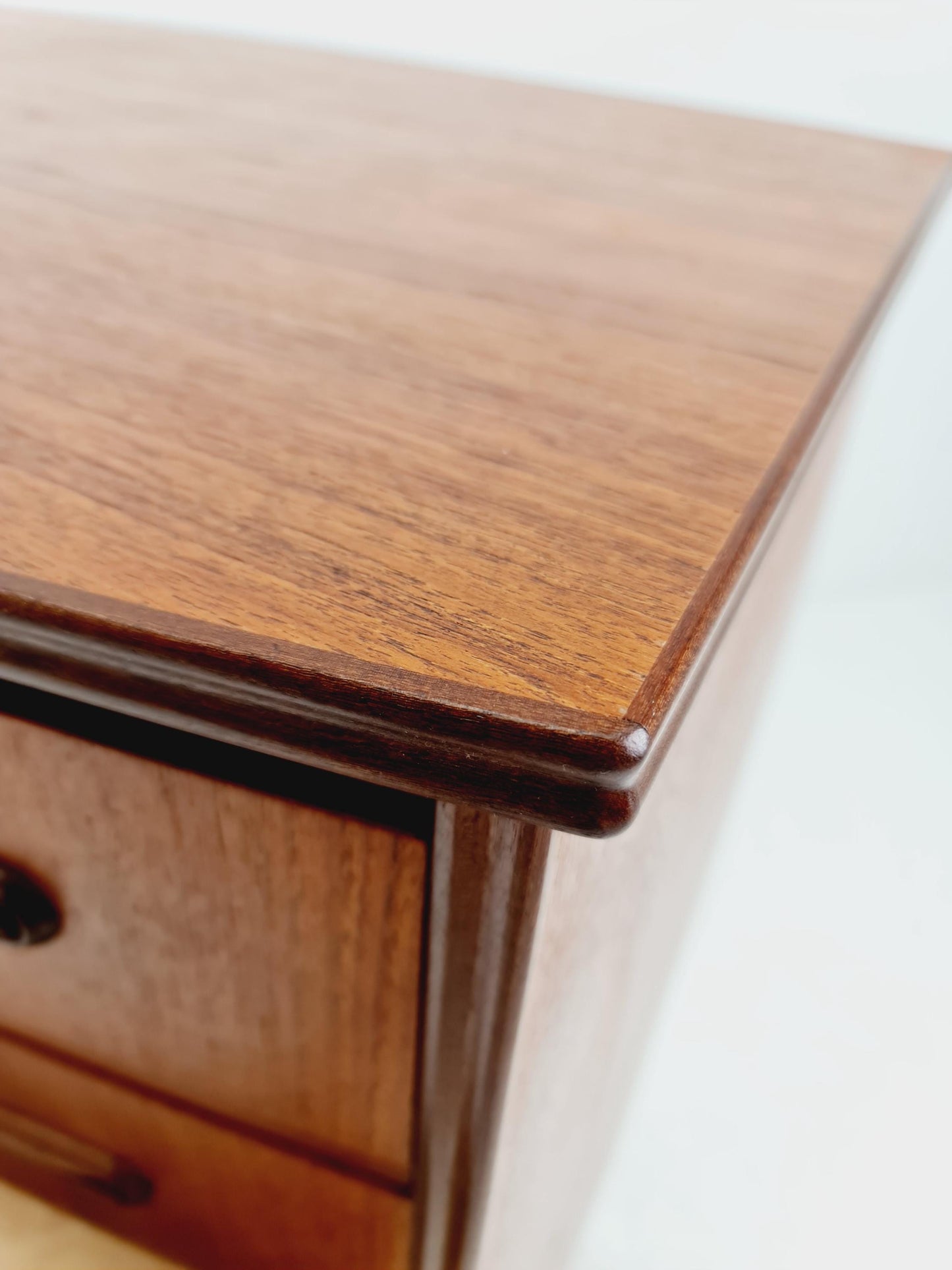 Midcentury danish design chest of drawers tallboy 1960s