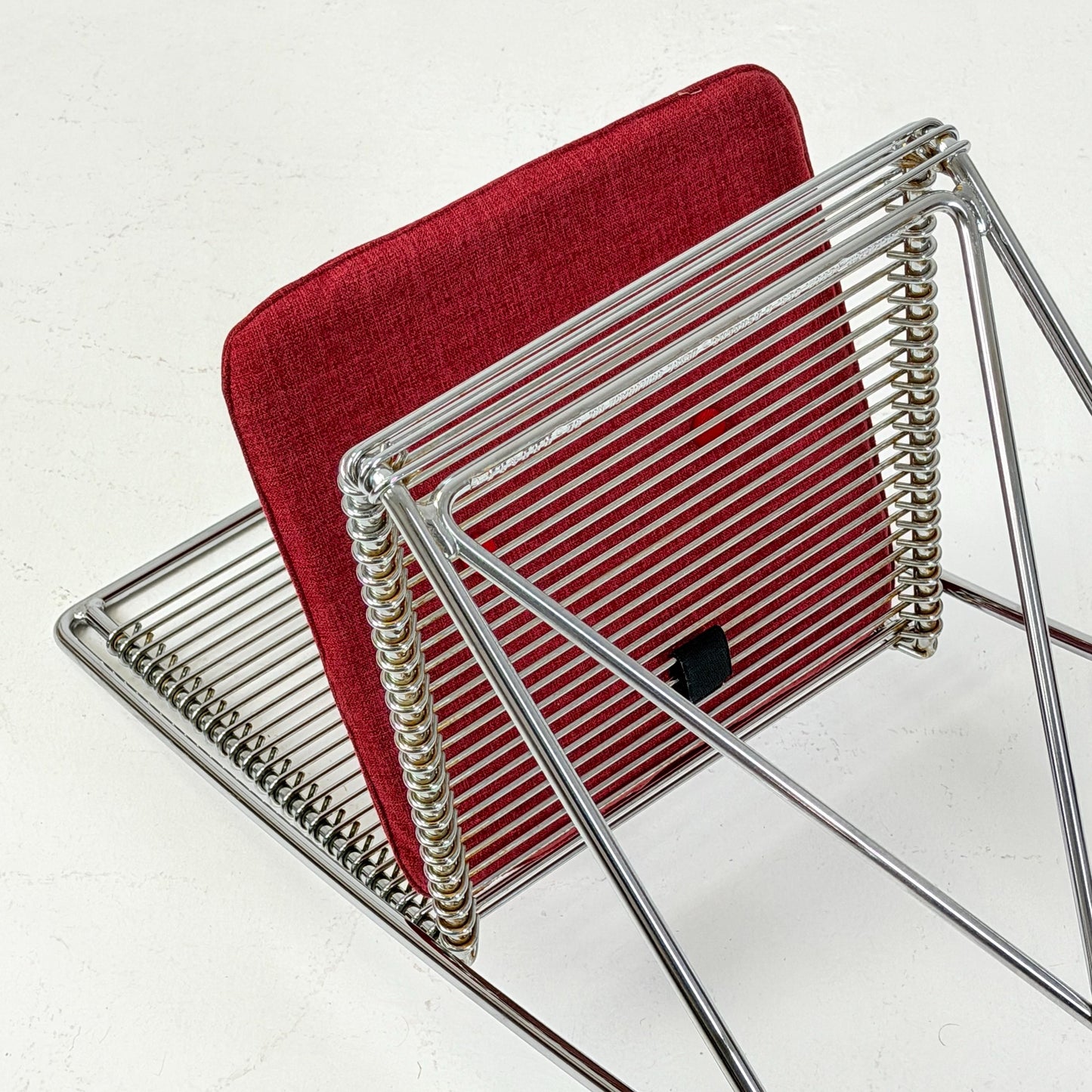 Mid century Postmodern Cross-Cantilever Bar Stool by Till Behrens, Germany 1980s