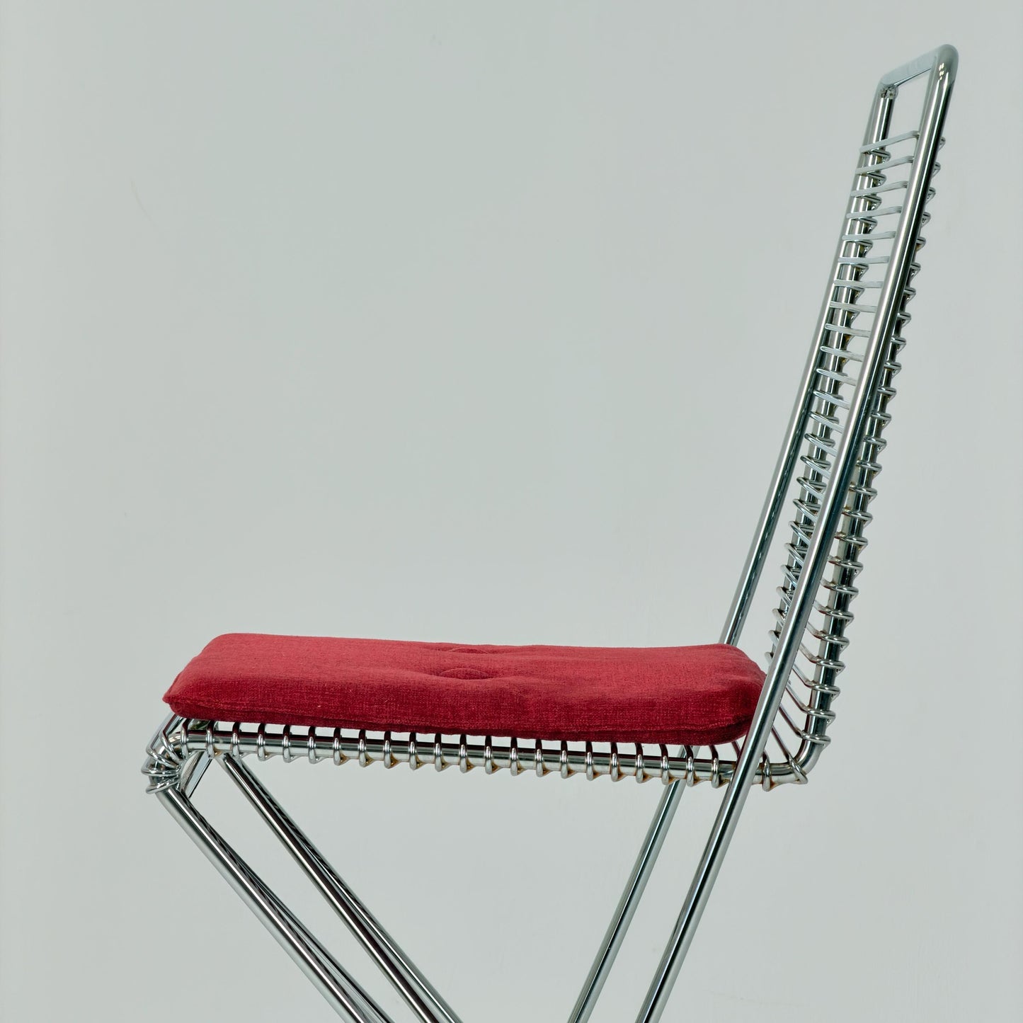 Mid century Postmodern Cross-Cantilever Bar Stool by Till Behrens, Germany 1980s